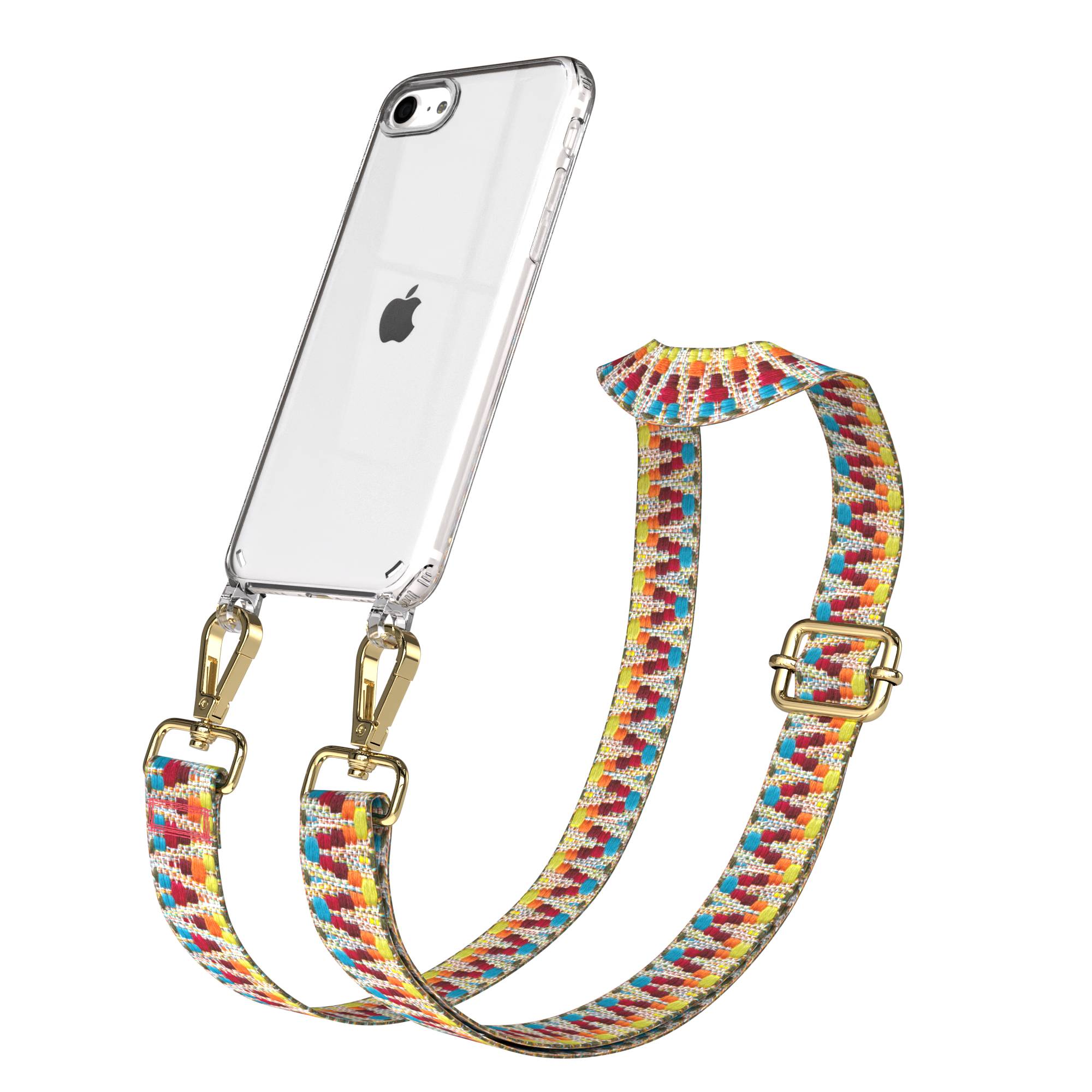 iPhone SE Handykette mit verstellbarem Band und Hülle von EAZY CASE