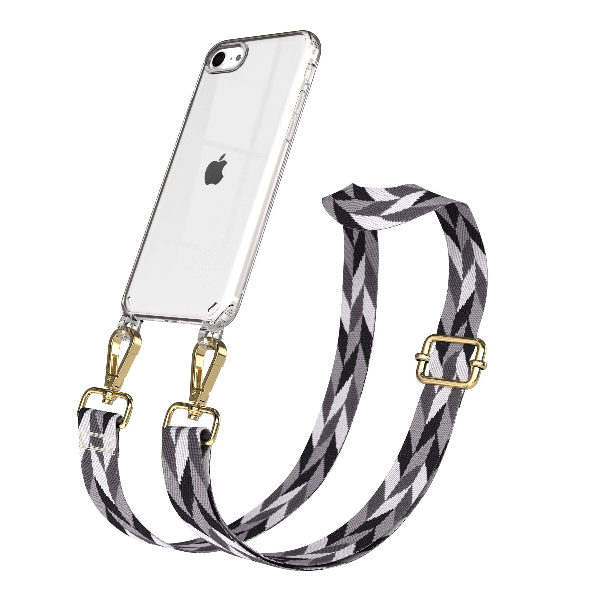iPhone SE Handykette mit verstellbarem Band und Hülle von EAZY CASE