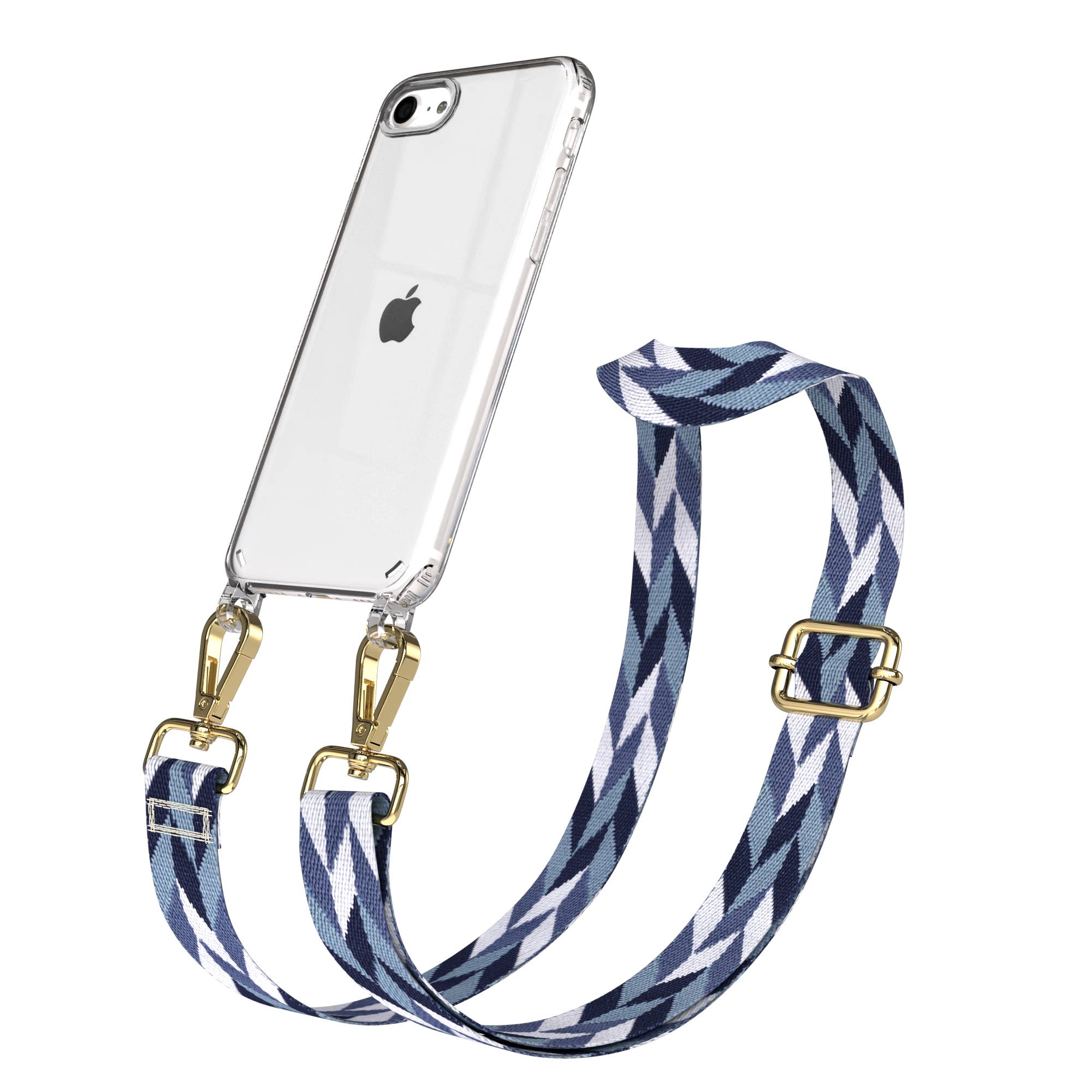 iPhone SE Handykette mit verstellbarem Band und Hülle von EAZY CASE