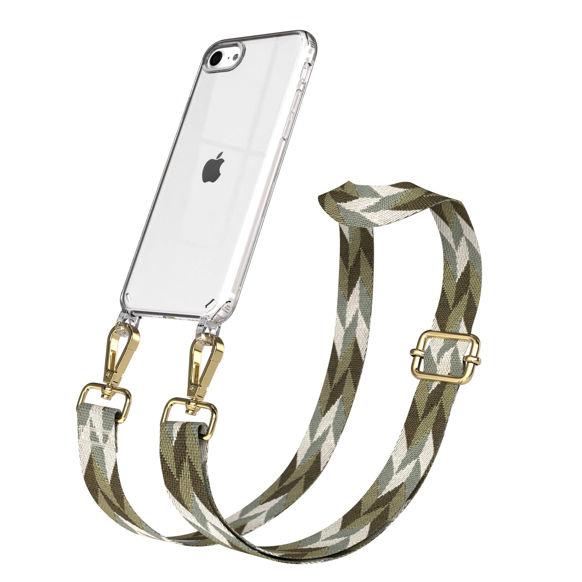 iPhone SE Handykette mit verstellbarem Band und Hülle von EAZY CASE