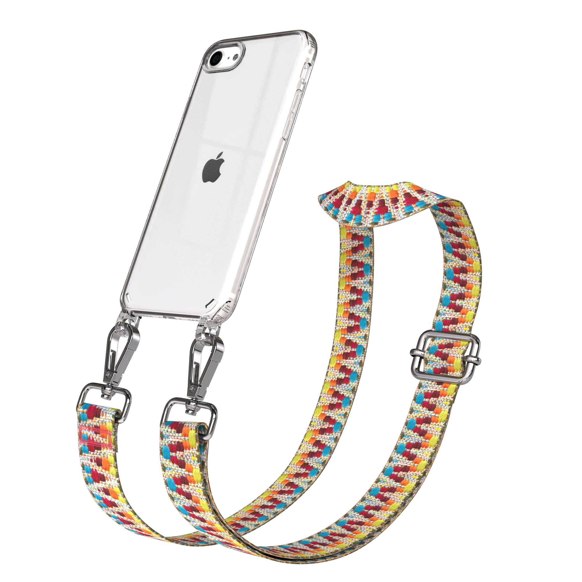 iPhone SE Handykette mit verstellbarem Band und Hülle von EAZY CASE