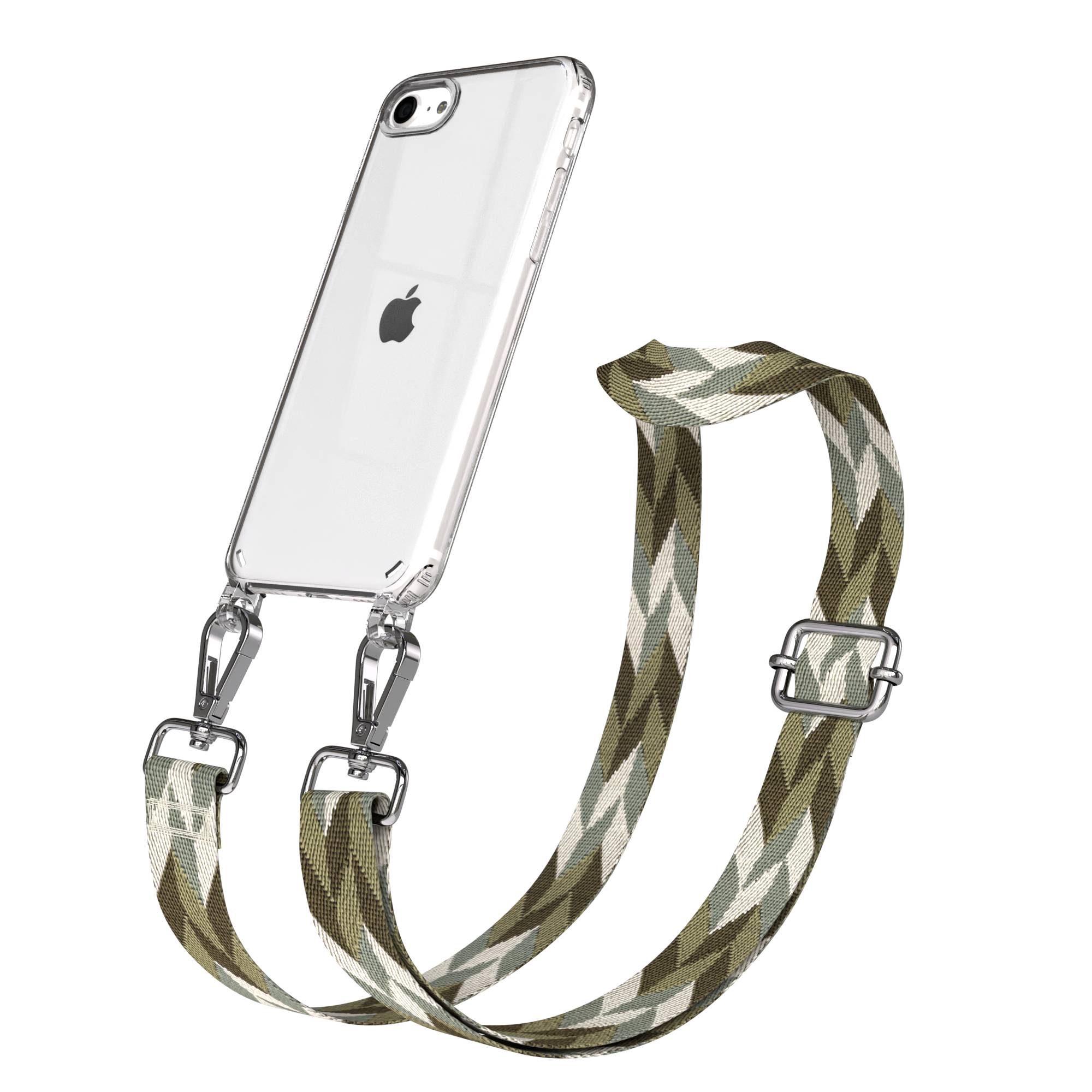 iPhone SE Handykette mit verstellbarem Band und Hülle von EAZY CASE