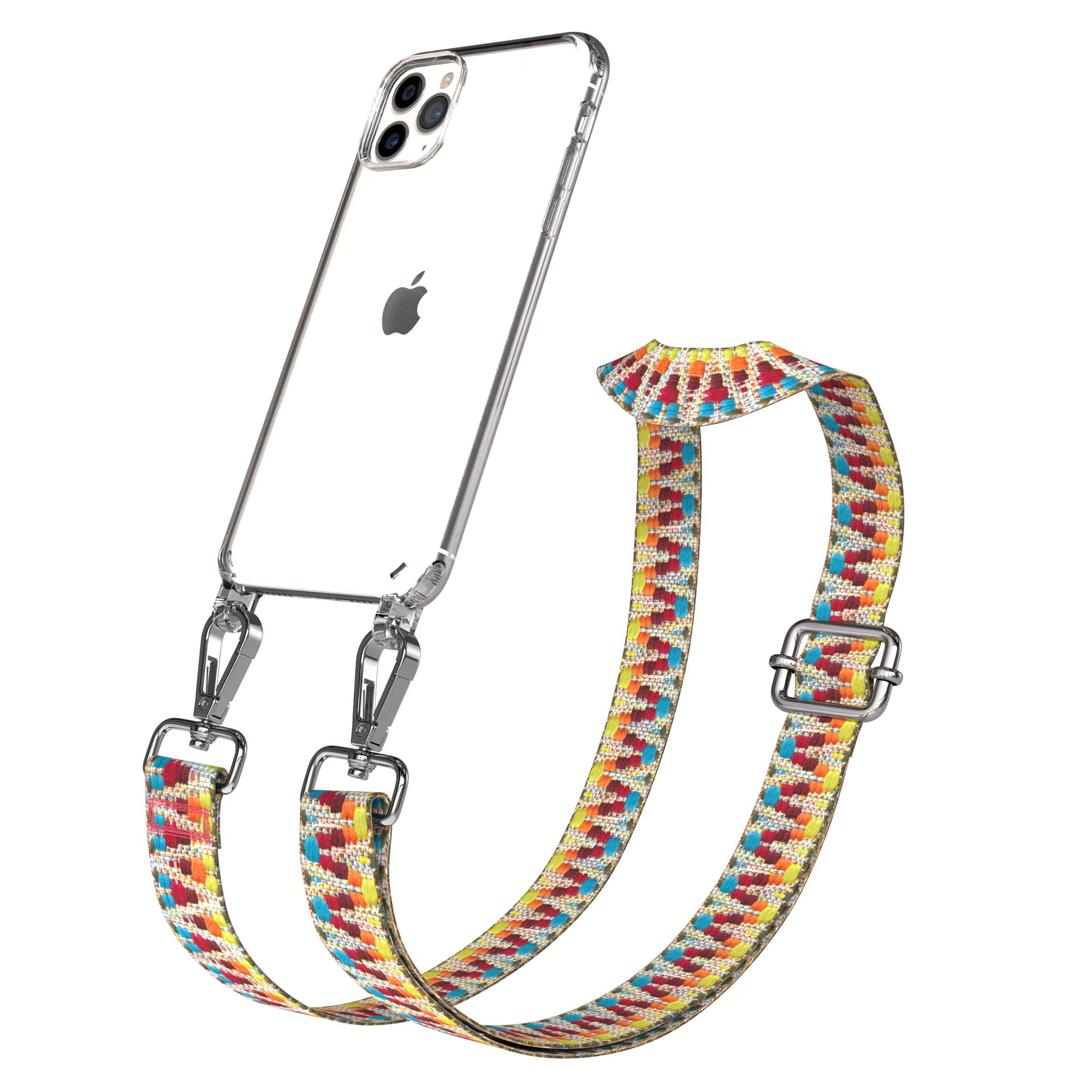 iPhone 11 Pro Max Handykette mit verstellbarem Boho Trageriemen von EAZY CASE