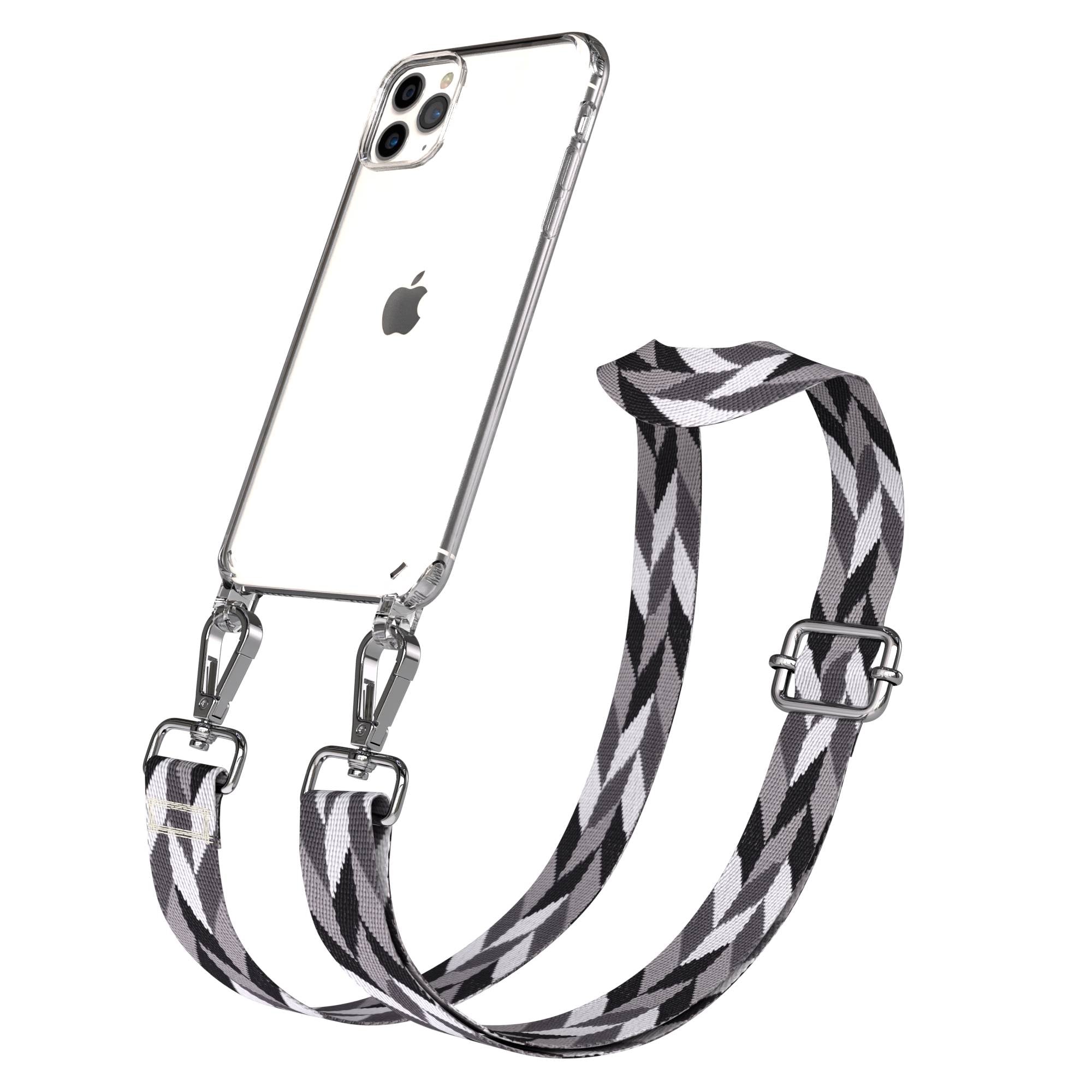 iPhone 11 Pro Max Handykette mit verstellbarem Boho Trageriemen von EAZY CASE