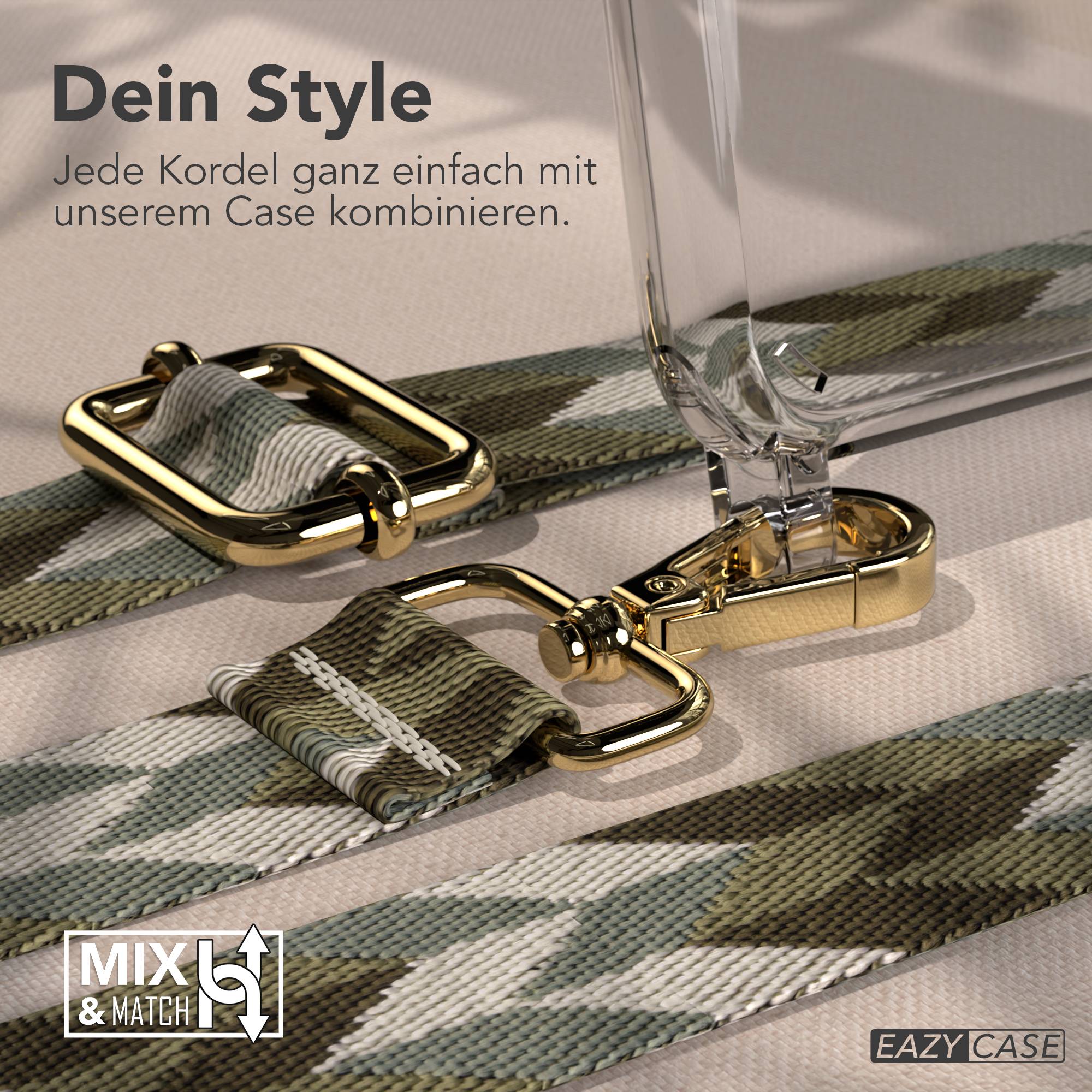 iPhone 11 Handykette verstellbar mit Boho Band Polyester Metallapplikationen