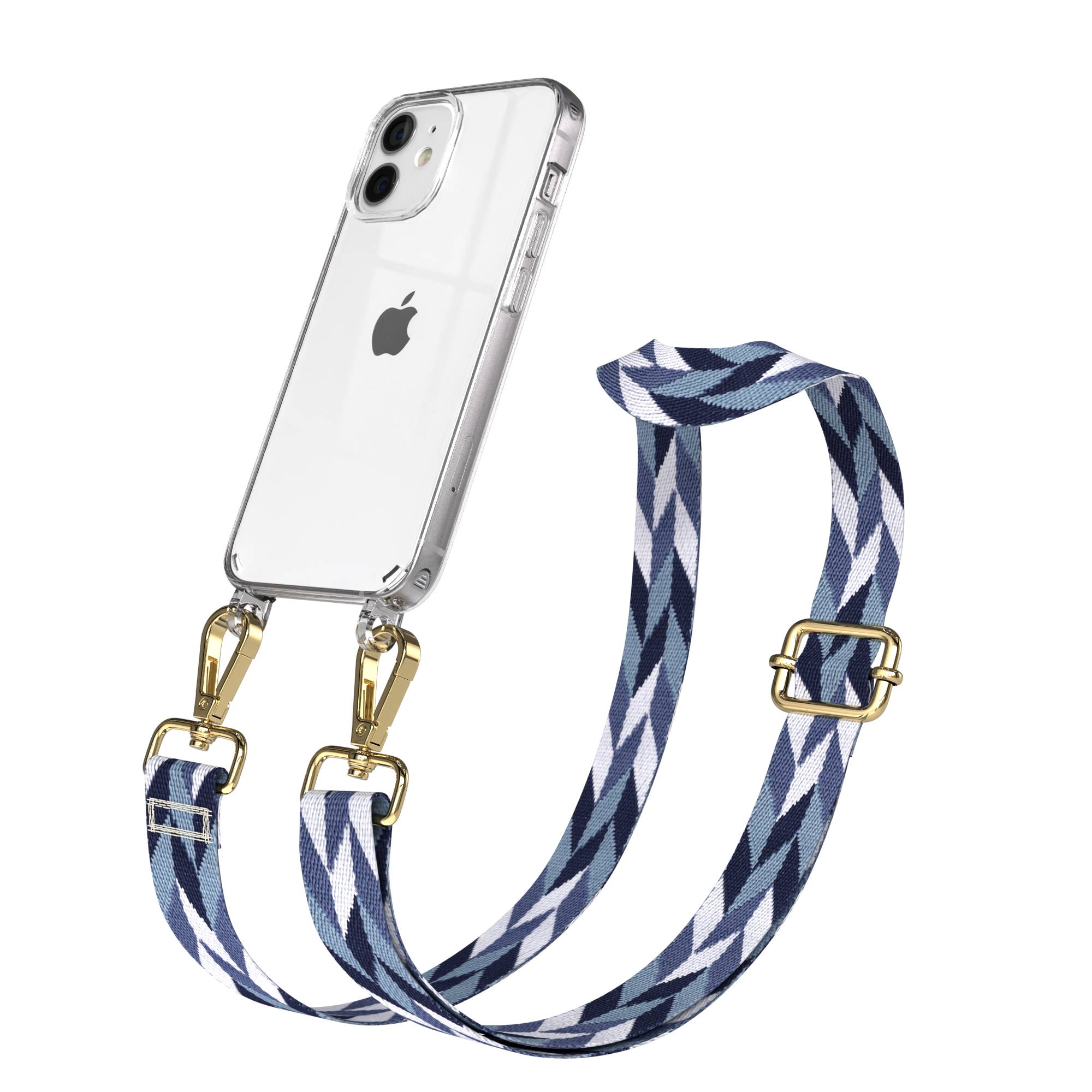 iPhone 12 Mini Handykette mit verstellbarem Boho Band von EAZY CASE