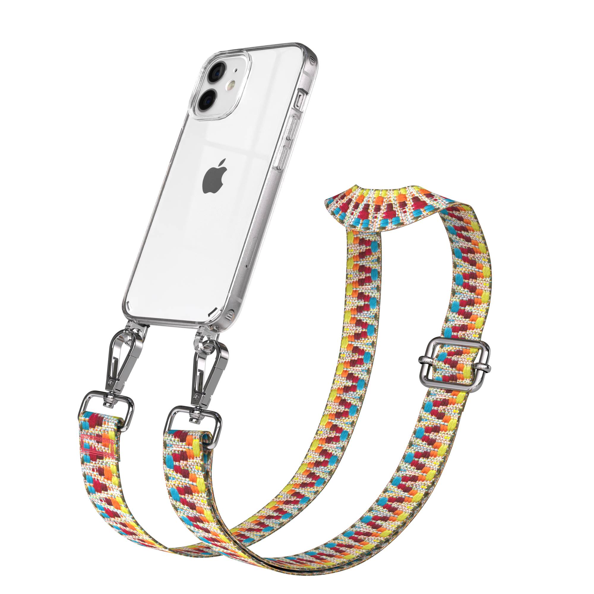 iPhone 12 Mini Handykette mit verstellbarem Boho Band von EAZY CASE