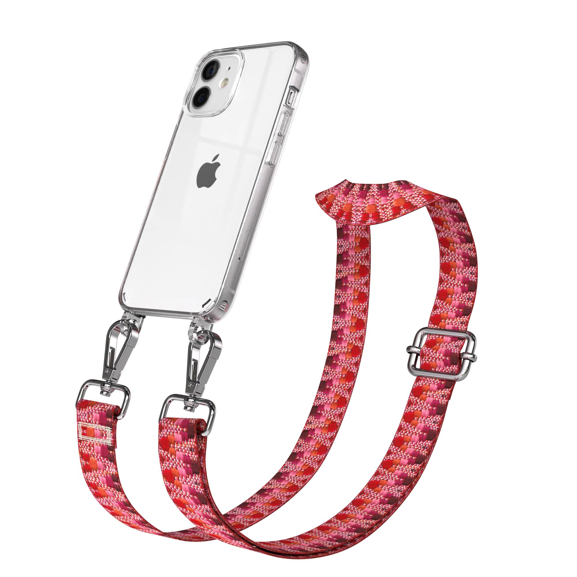 iPhone 12 Mini Handykette mit verstellbarem Boho Band von EAZY CASE
