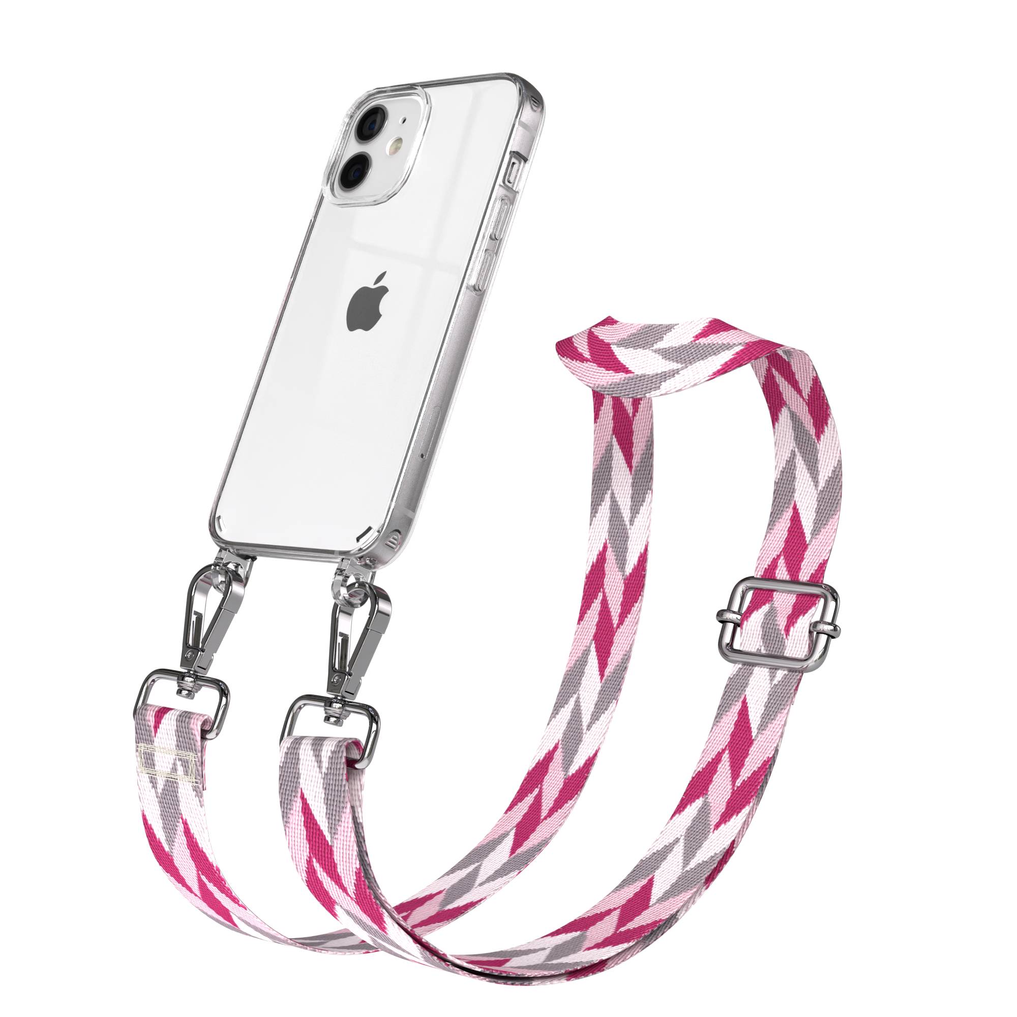 iPhone 12 Mini Handykette mit verstellbarem Boho Band von EAZY CASE