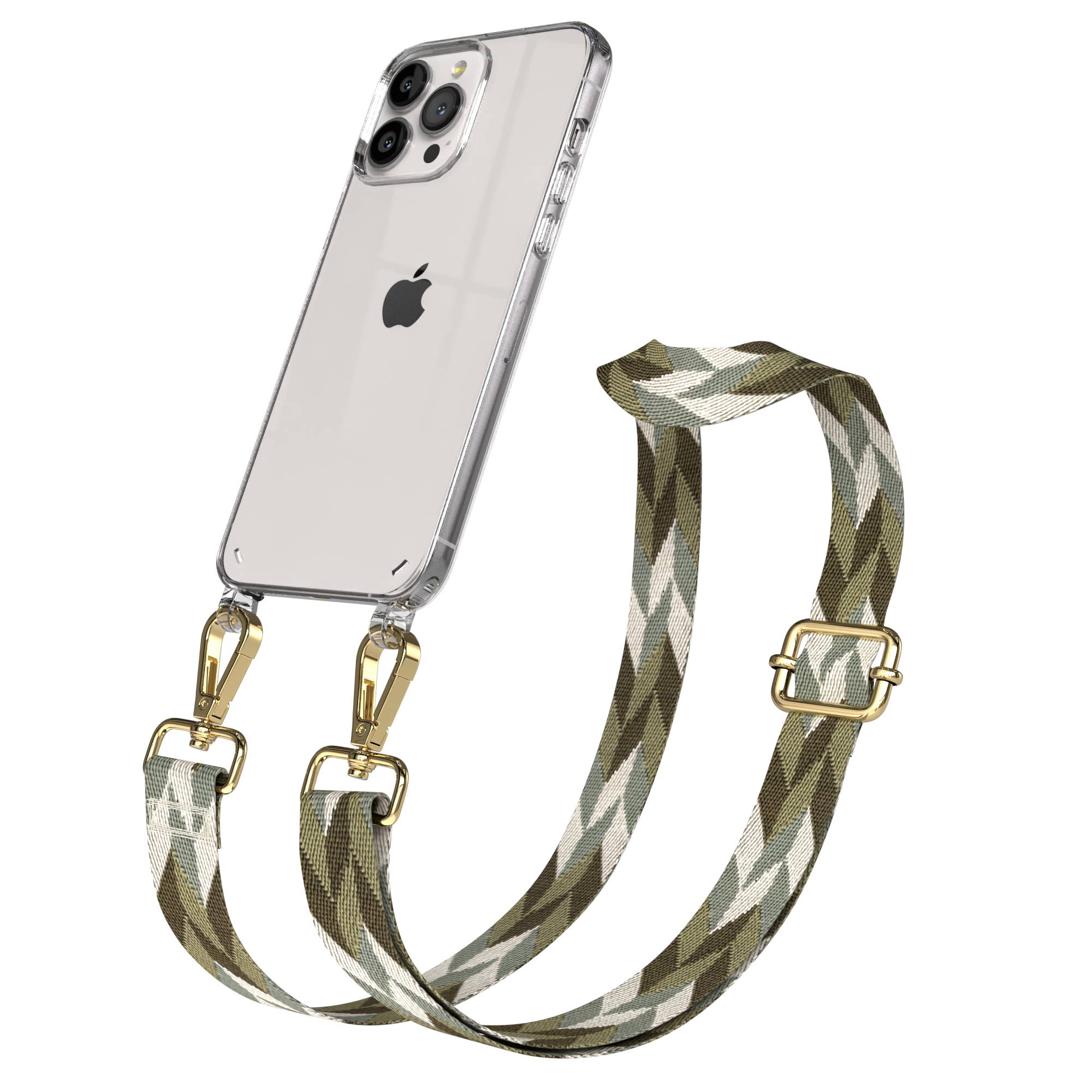 iPhone 13 Pro Max Handykette mit Boho Band verstellbar EAZY CASE