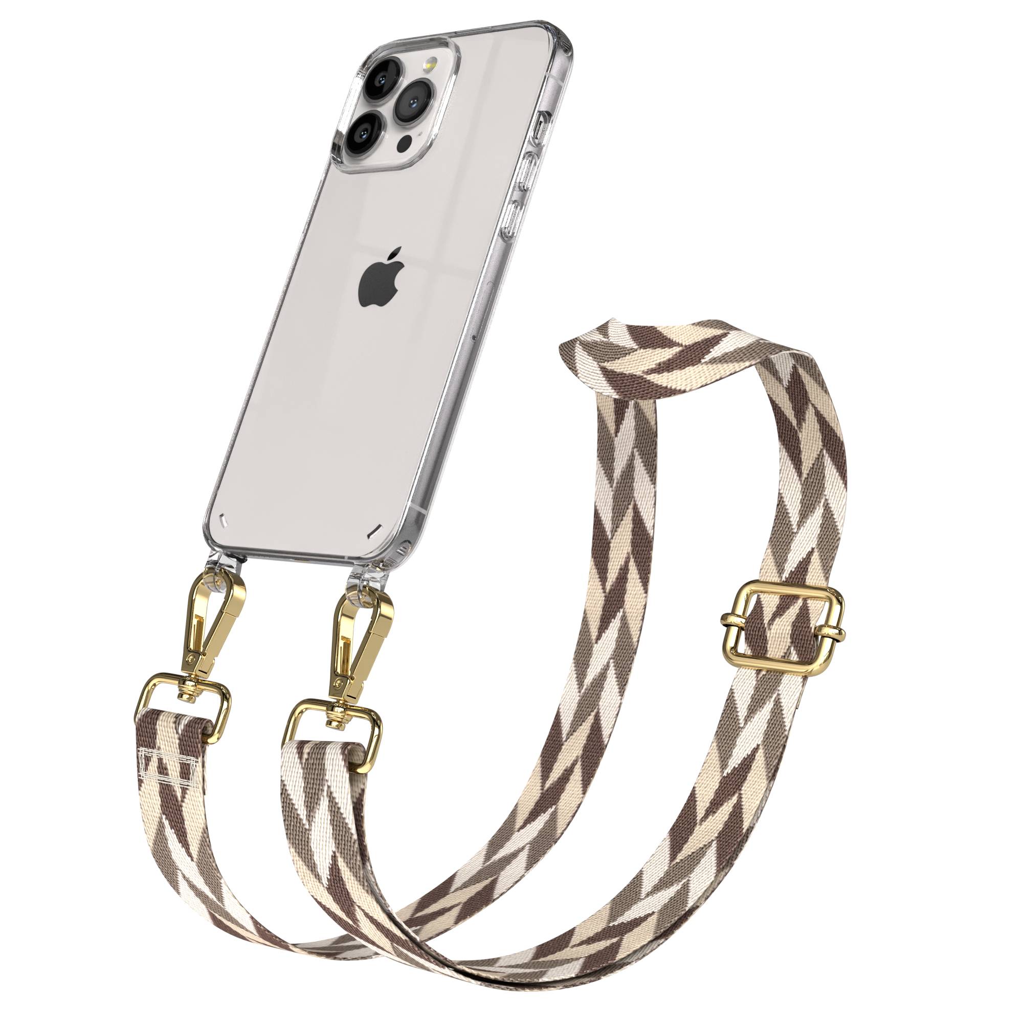 iPhone 13 Pro Max Handykette mit Boho Band verstellbar EAZY CASE