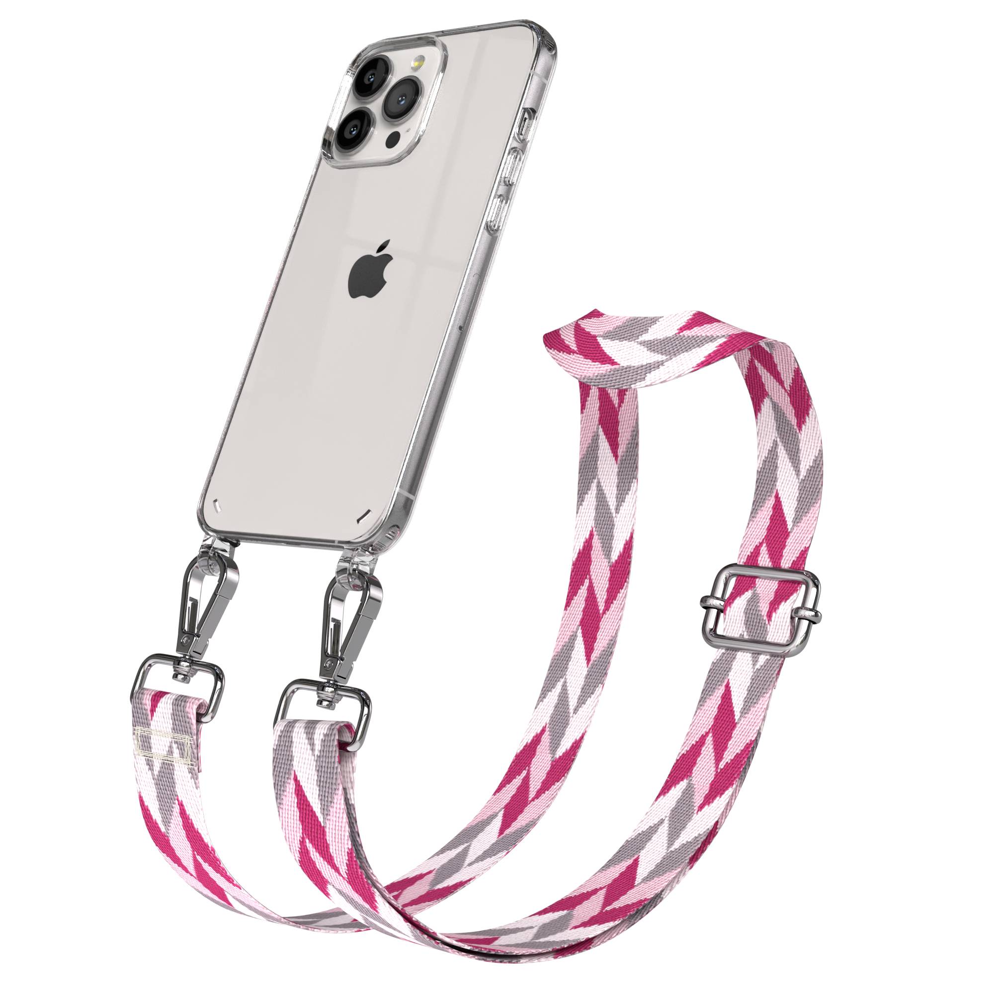 iPhone 13 Pro Max Handykette mit Boho Band verstellbar EAZY CASE