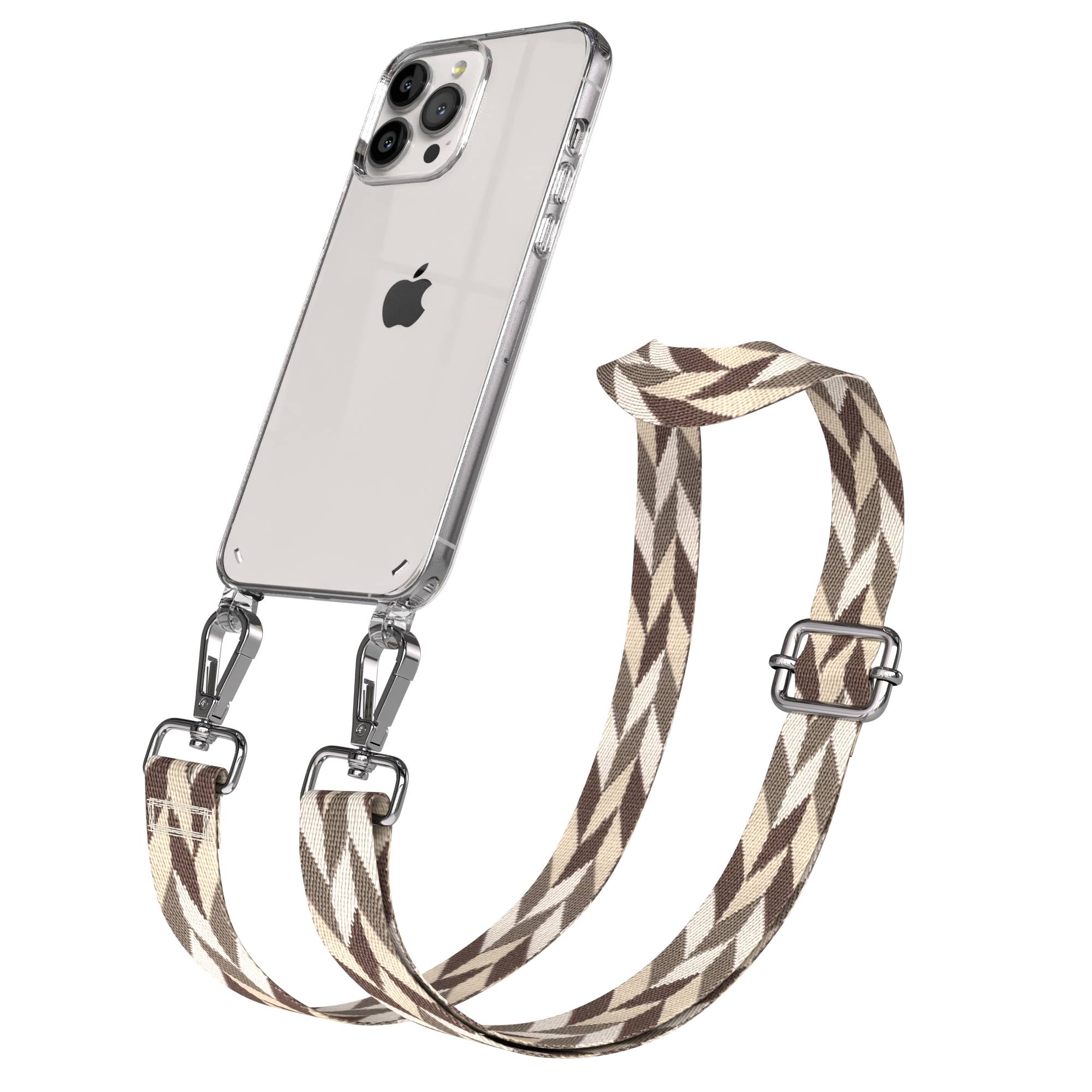 iPhone 13 Pro Max Handykette mit Boho Band verstellbar EAZY CASE
