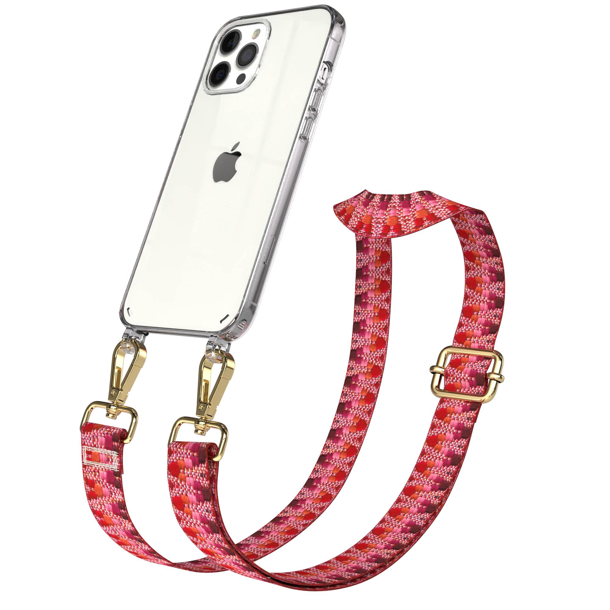 iPhone 12 Pro Max Handykette mit verstellbarem Boho Band von EAZY CASE