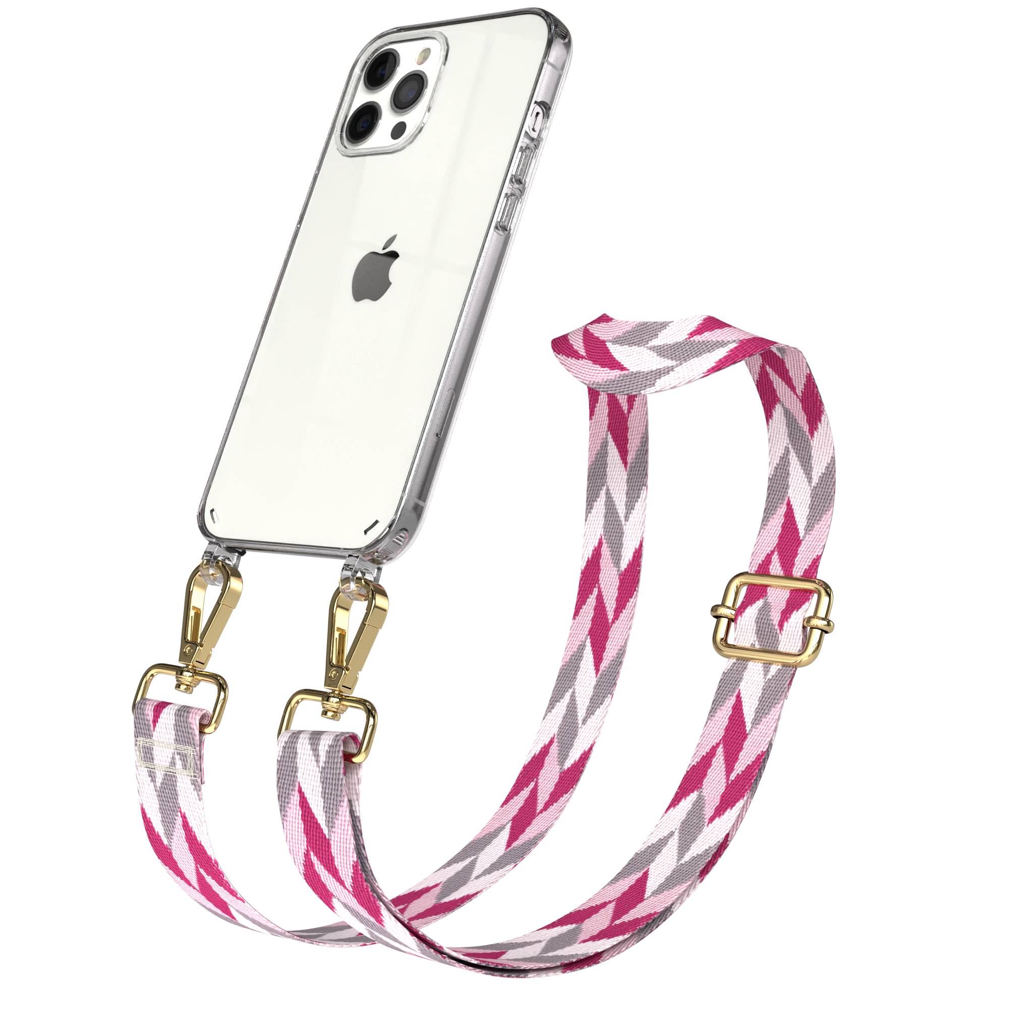 iPhone 12 Pro Max Handykette mit verstellbarem Boho Band von EAZY CASE