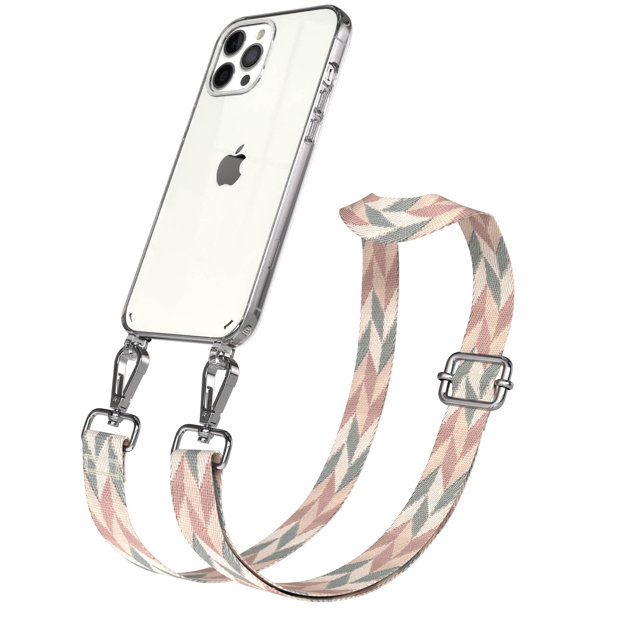 iPhone 12 Pro Max Handykette mit verstellbarem Boho Band von EAZY CASE