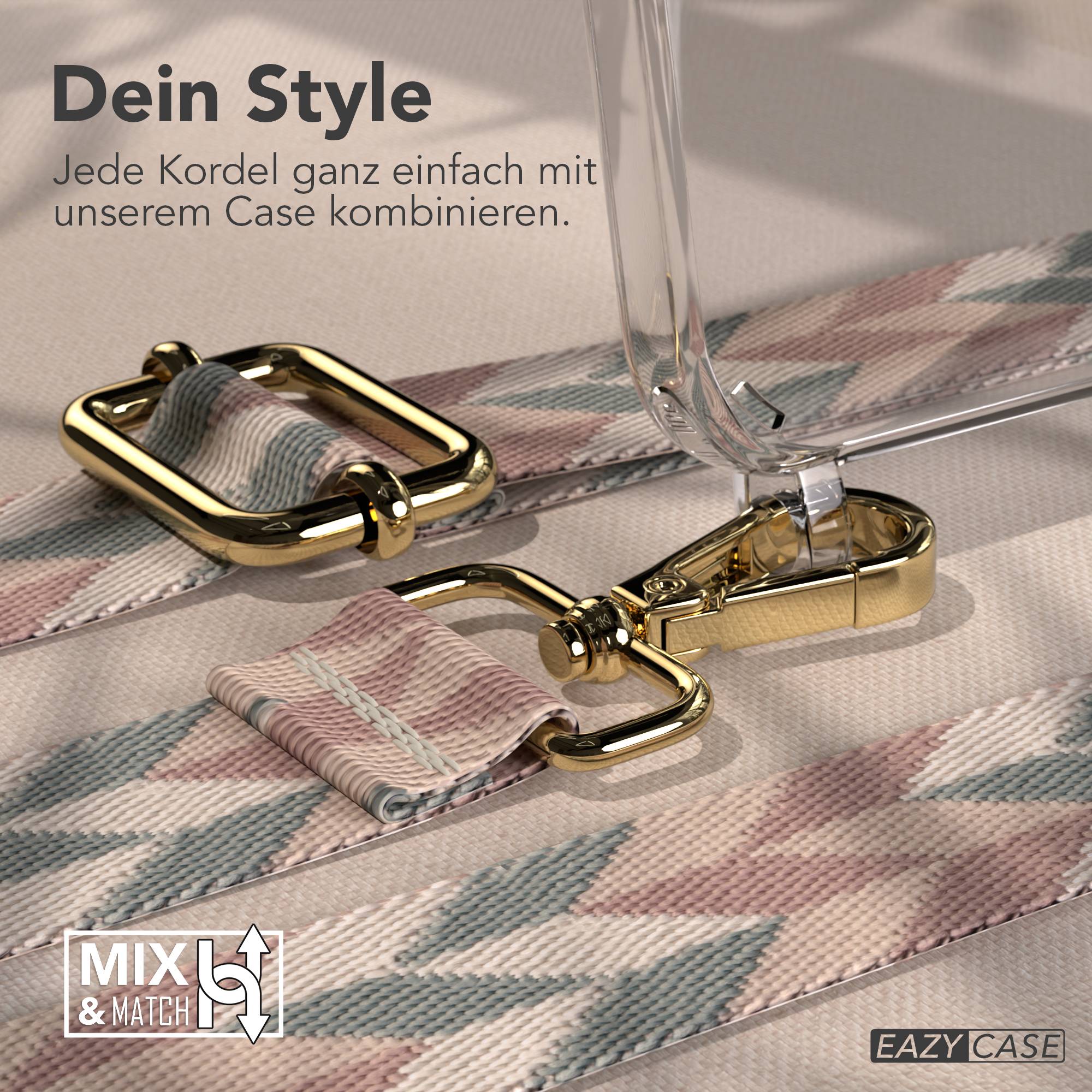 iPhone 13 Mini Handykette mit verstellbarem Band und Boho Design