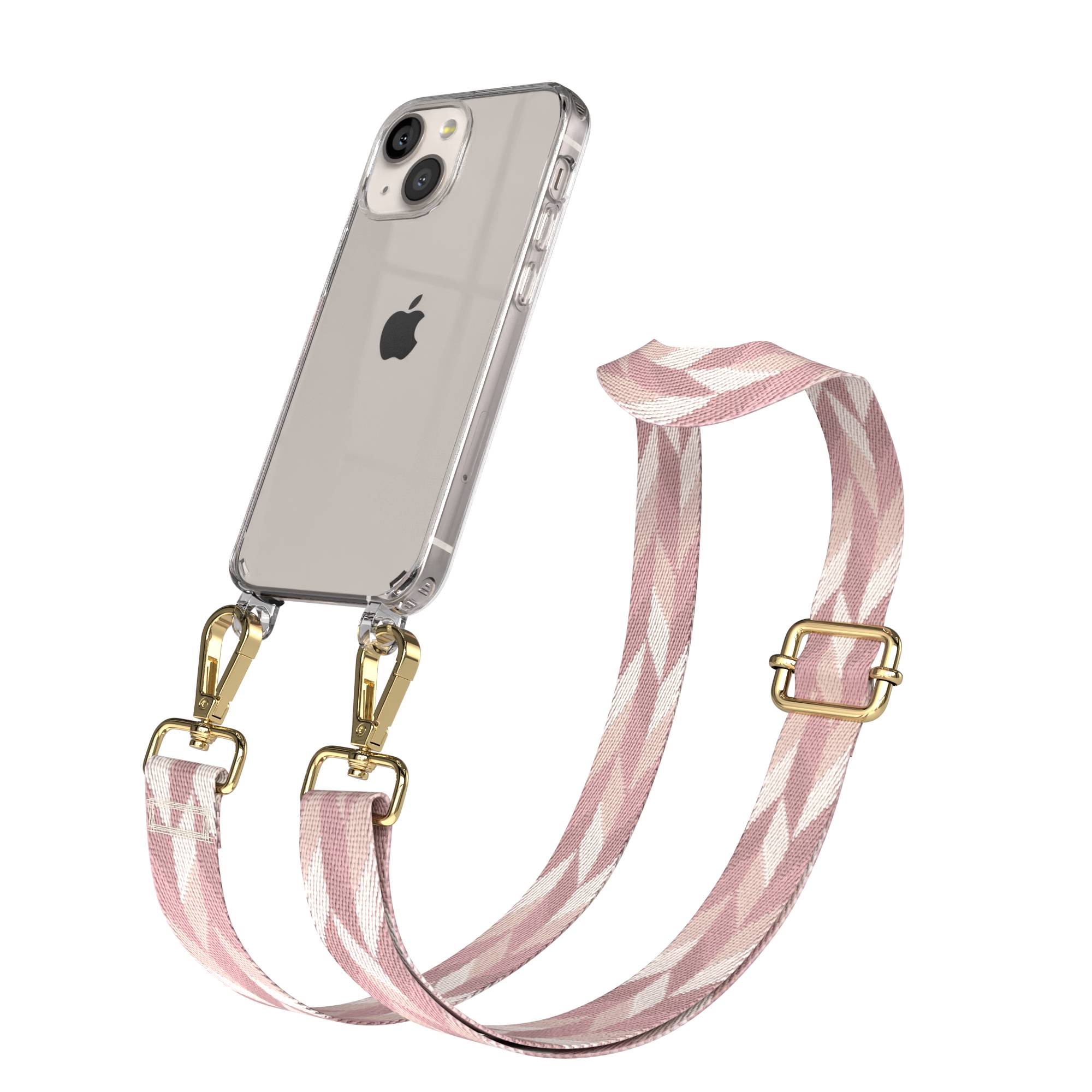 iPhone 13 Mini Handykette mit verstellbarem Band und Boho Design