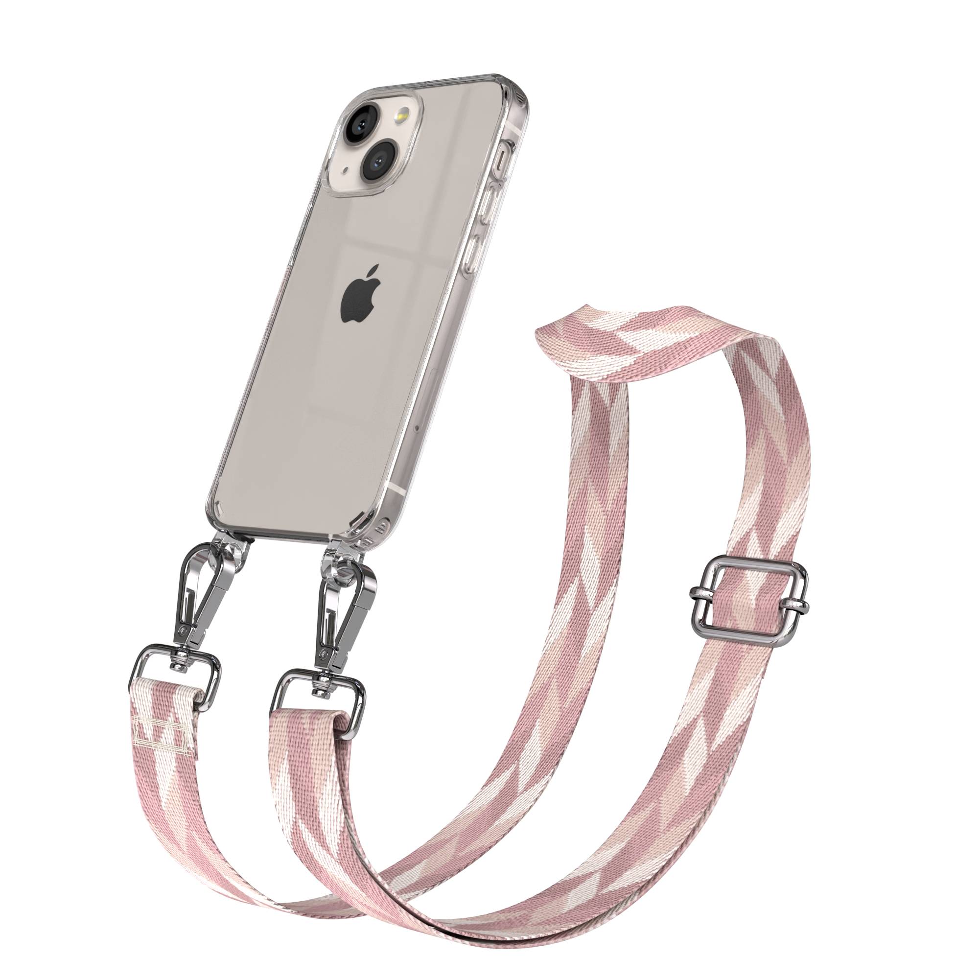 iPhone 13 Mini Handykette mit verstellbarem Band und Boho Design