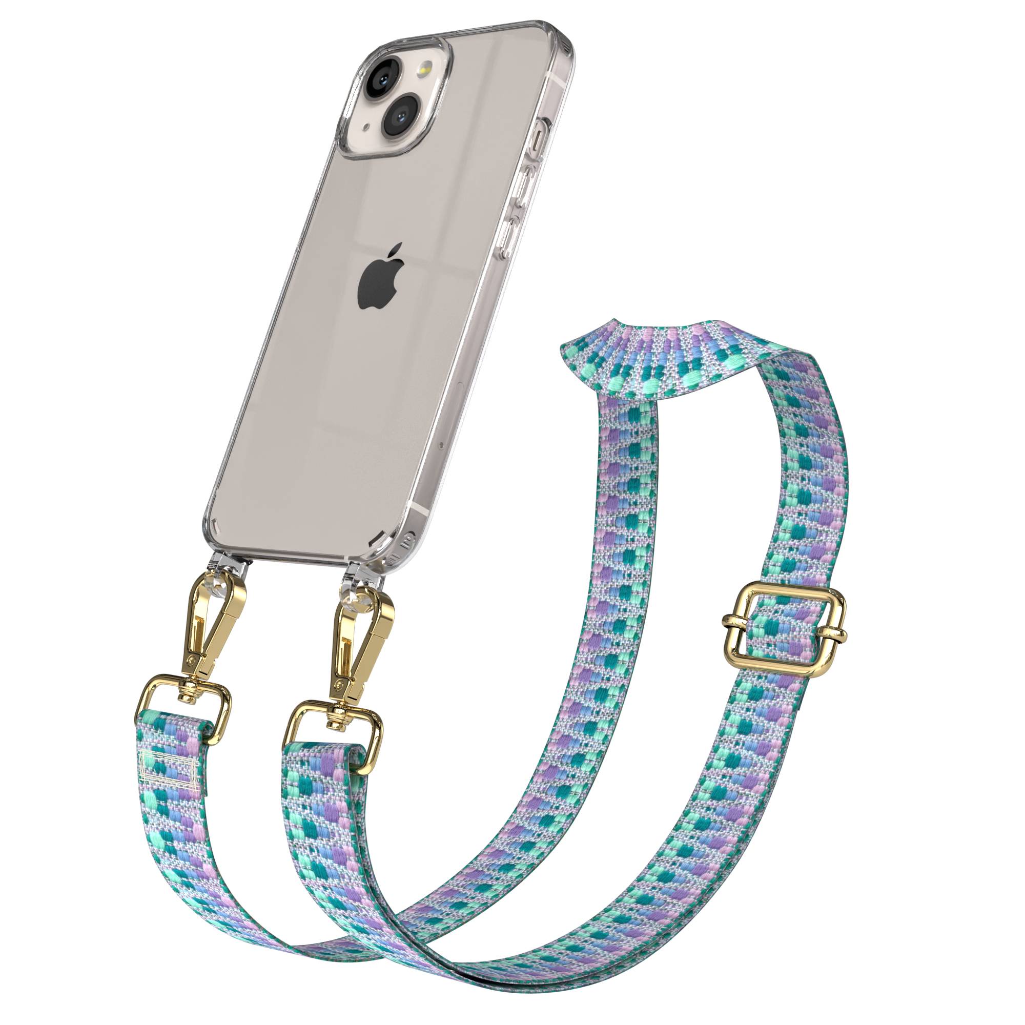 iPhone 13 Handykette mit verstellbarem Boho Band von EAZY CASE