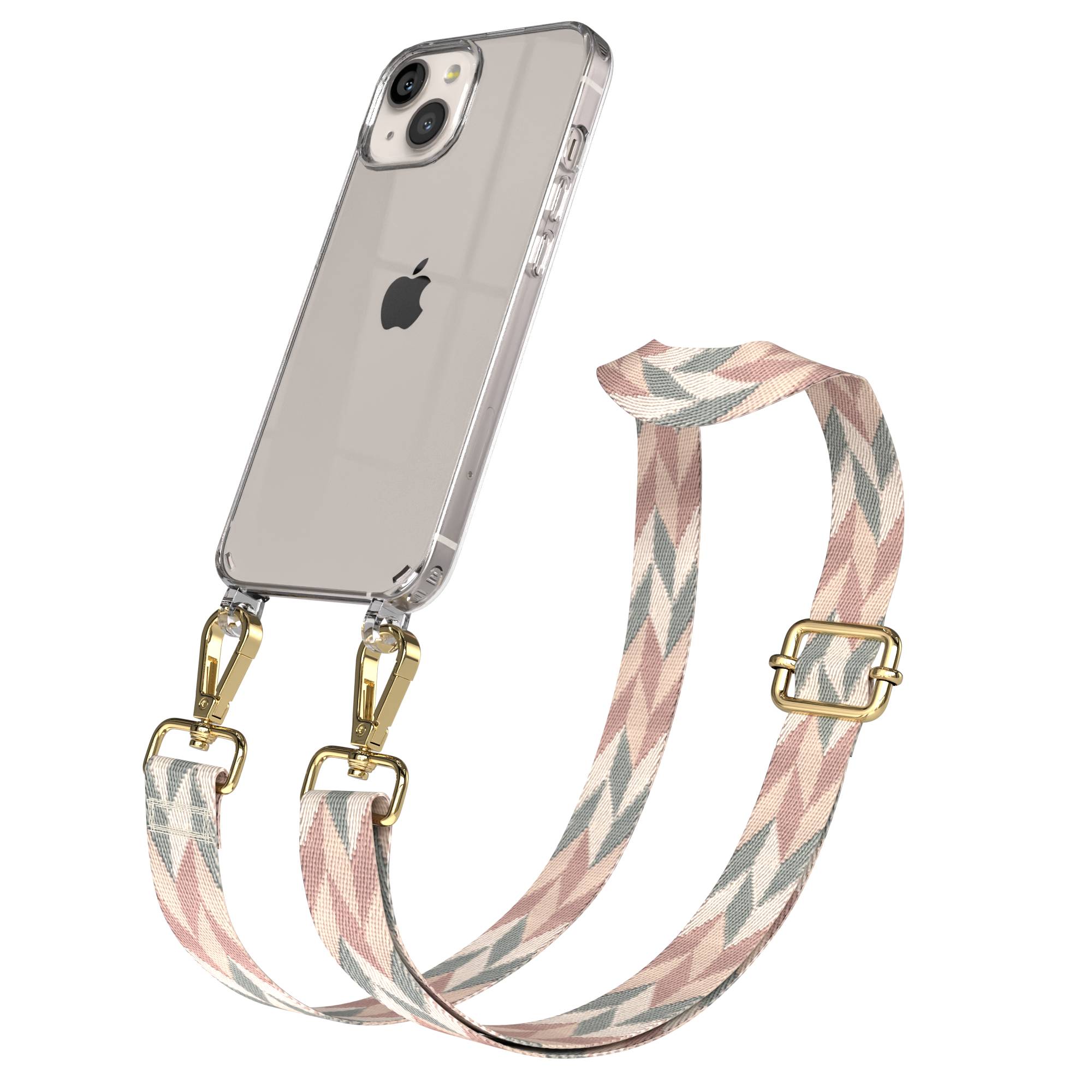 iPhone 13 Handykette mit verstellbarem Boho Band von EAZY CASE