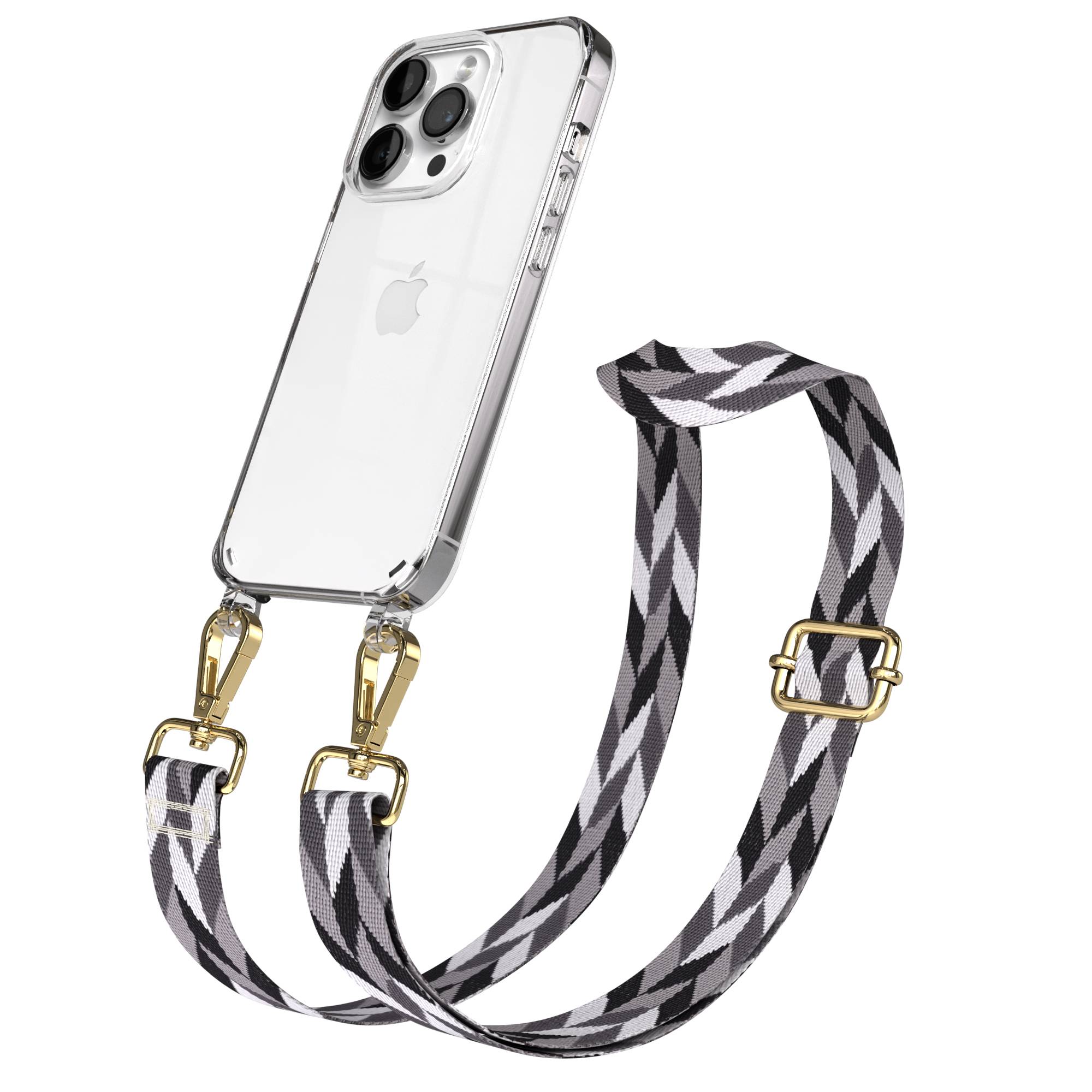 iPhone 14 Pro Handykette mit verstellbarem Boho Tragegurt von EAZY CASE