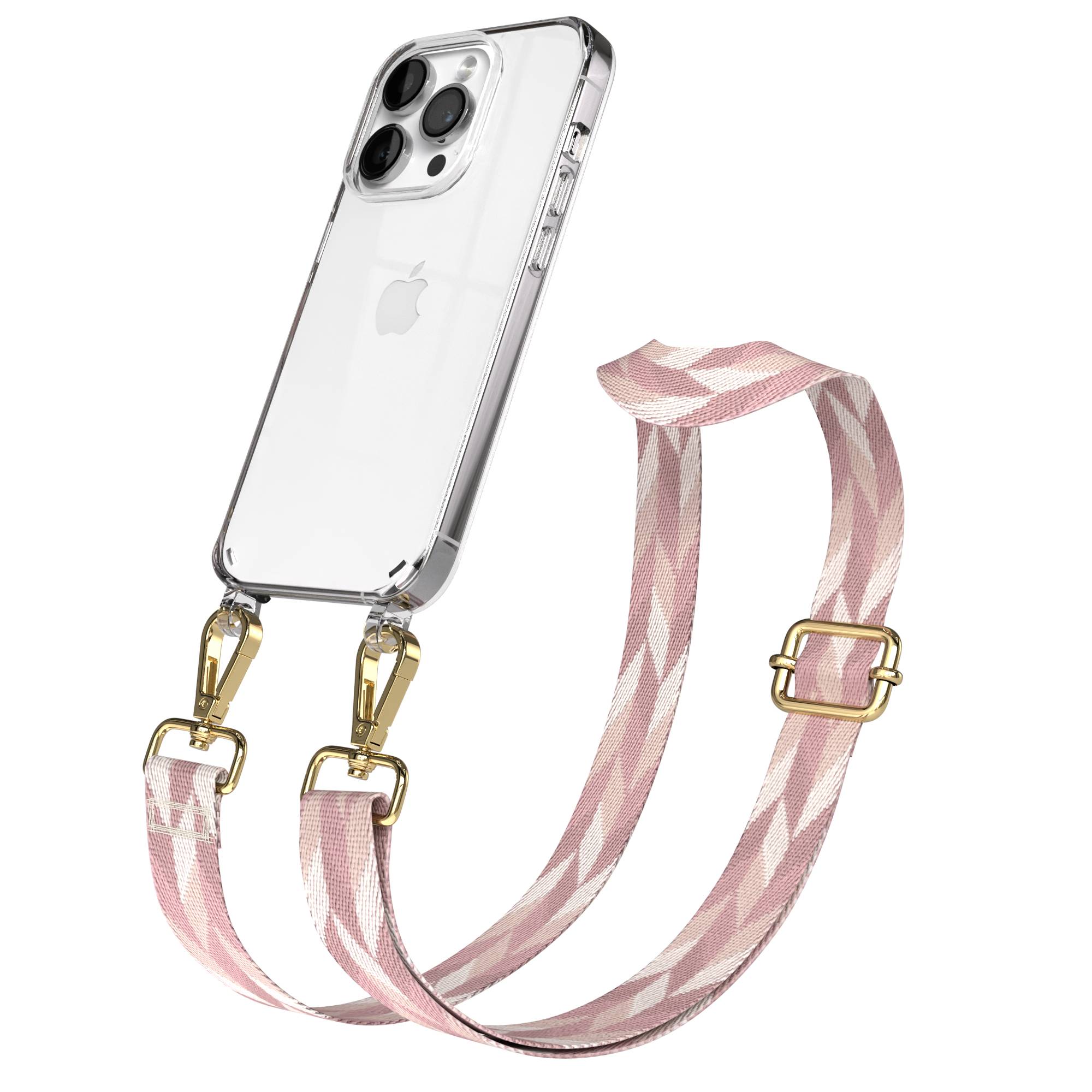iPhone 14 Pro Handykette mit verstellbarem Boho Tragegurt von EAZY CASE
