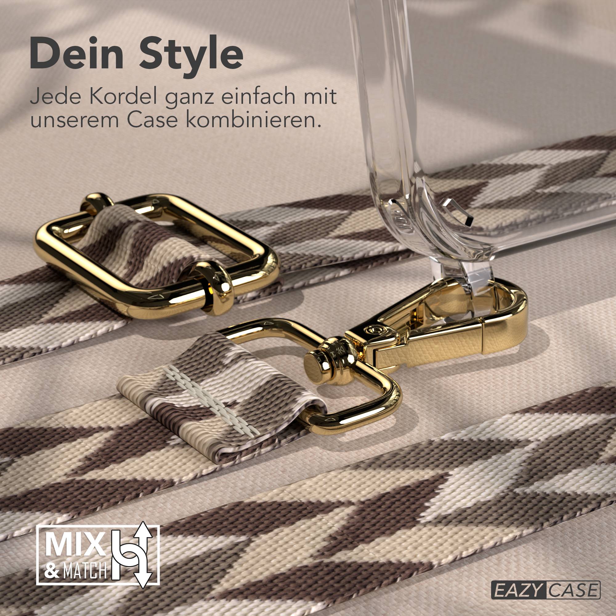 iPhone 14 Pro Handykette mit verstellbarem Boho Tragegurt von EAZY CASE