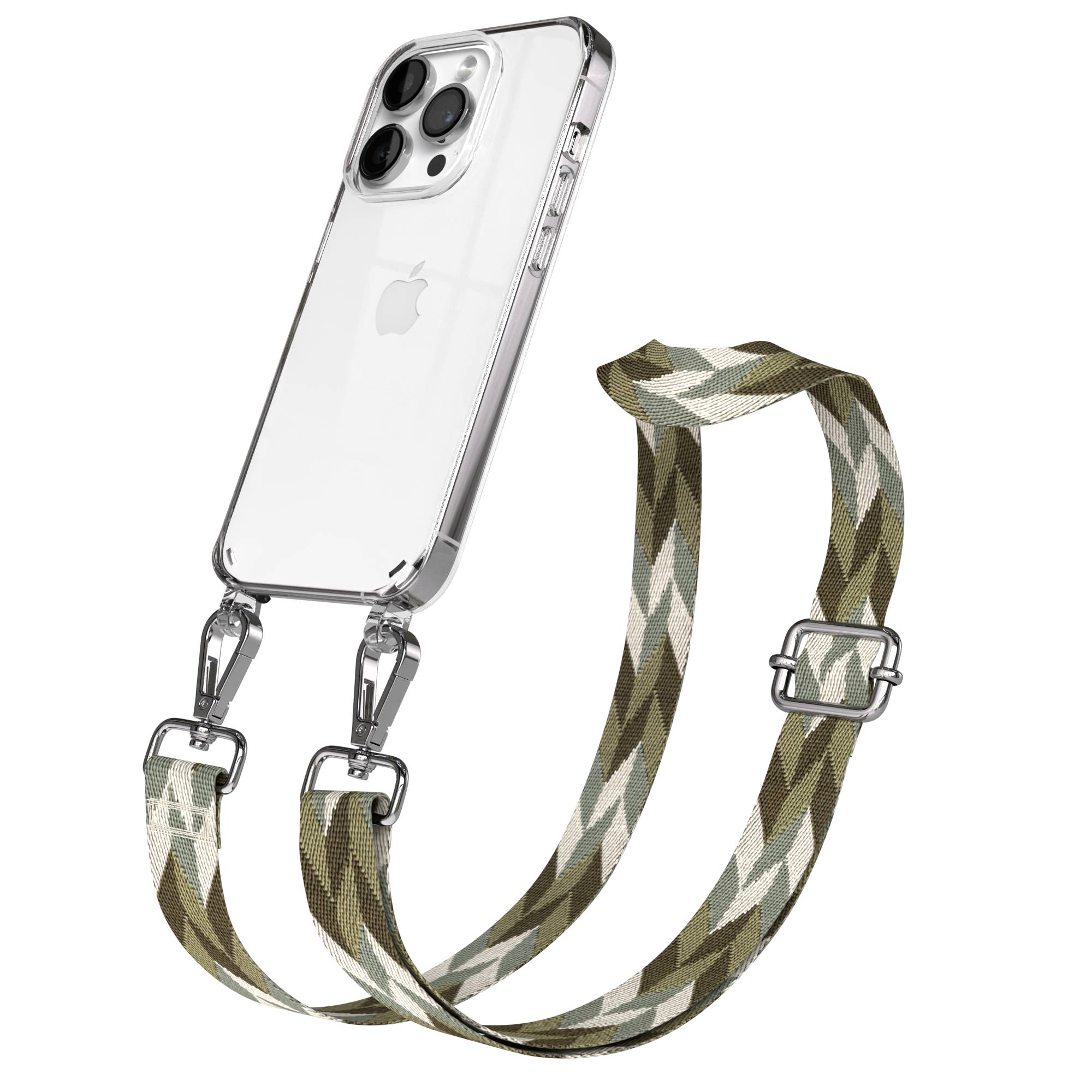 iPhone 14 Pro Handykette mit verstellbarem Boho Tragegurt von EAZY CASE