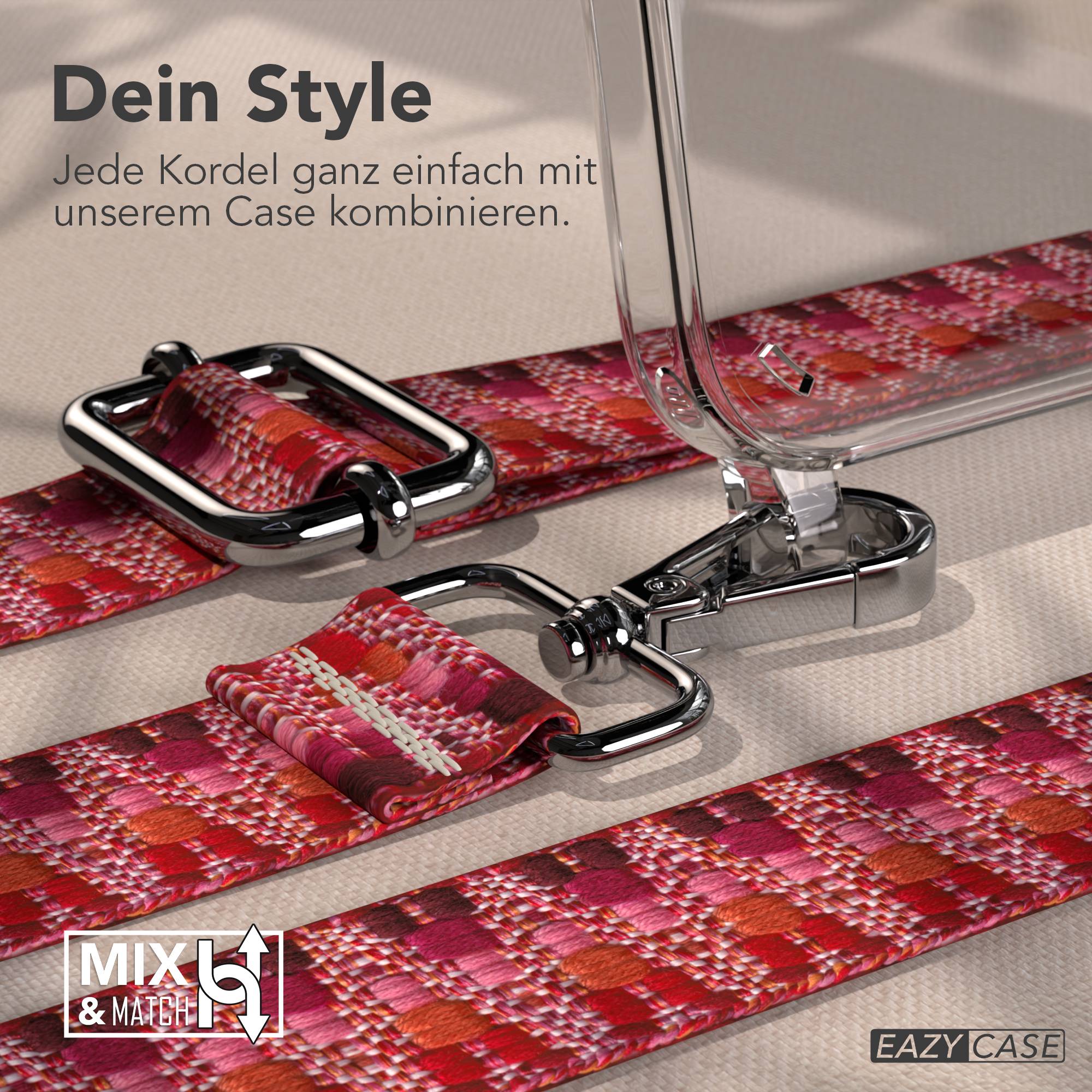iPhone 14 Plus Handykette mit Boho Band verstellbarer Trageriemen