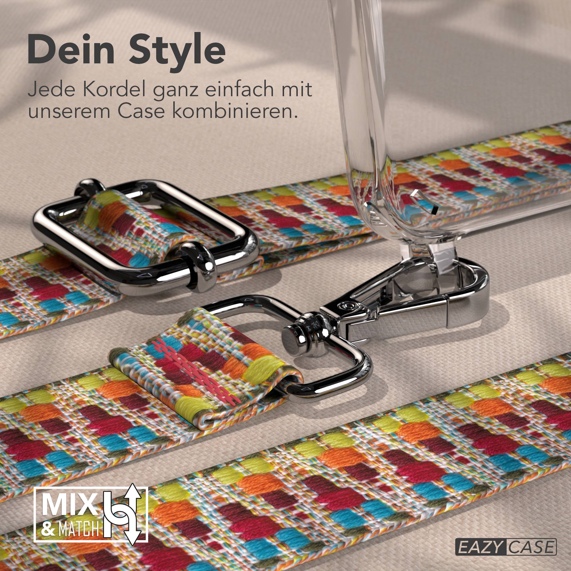 Samsung Galaxy S23 Handykette mit Boho Band und verstellbarem Riemen