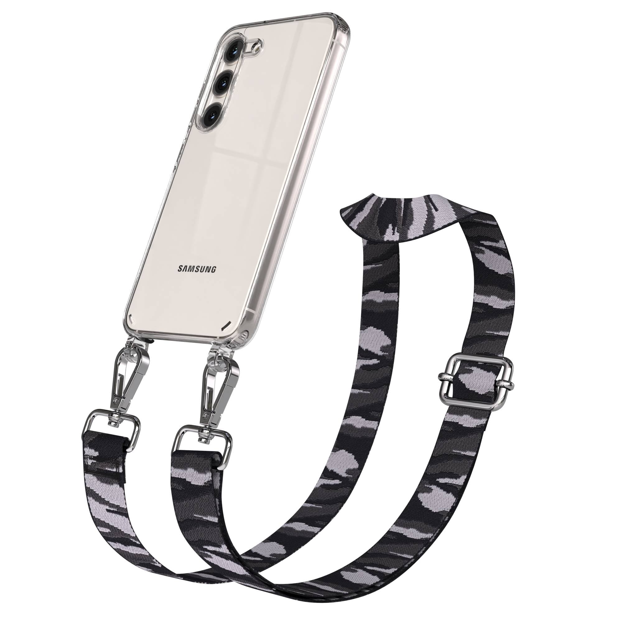 Samsung Galaxy S23 Handykette mit Boho Band und verstellbarem Riemen