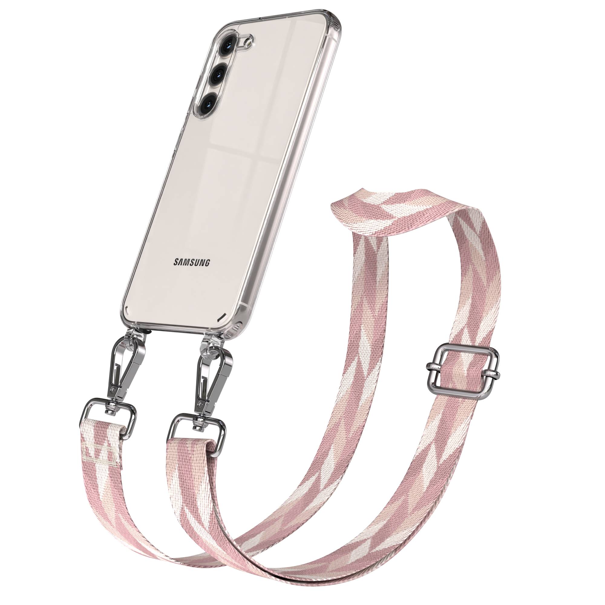 Samsung Galaxy S23 Plus Handykette mit Boho Band Umhängegurt Set