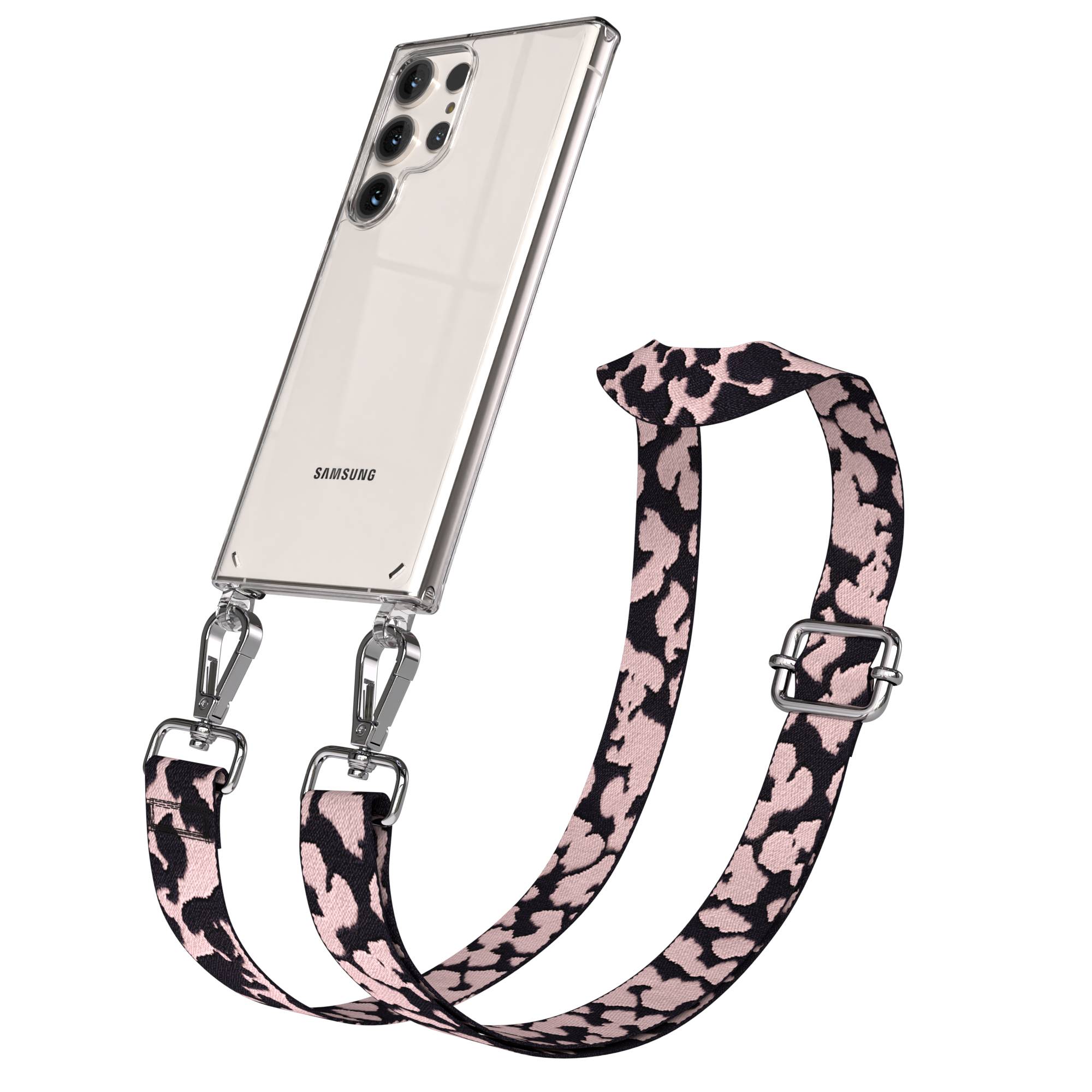 Samsung Galaxy S23 Ultra Handykette mit Boho Band verstellbar
