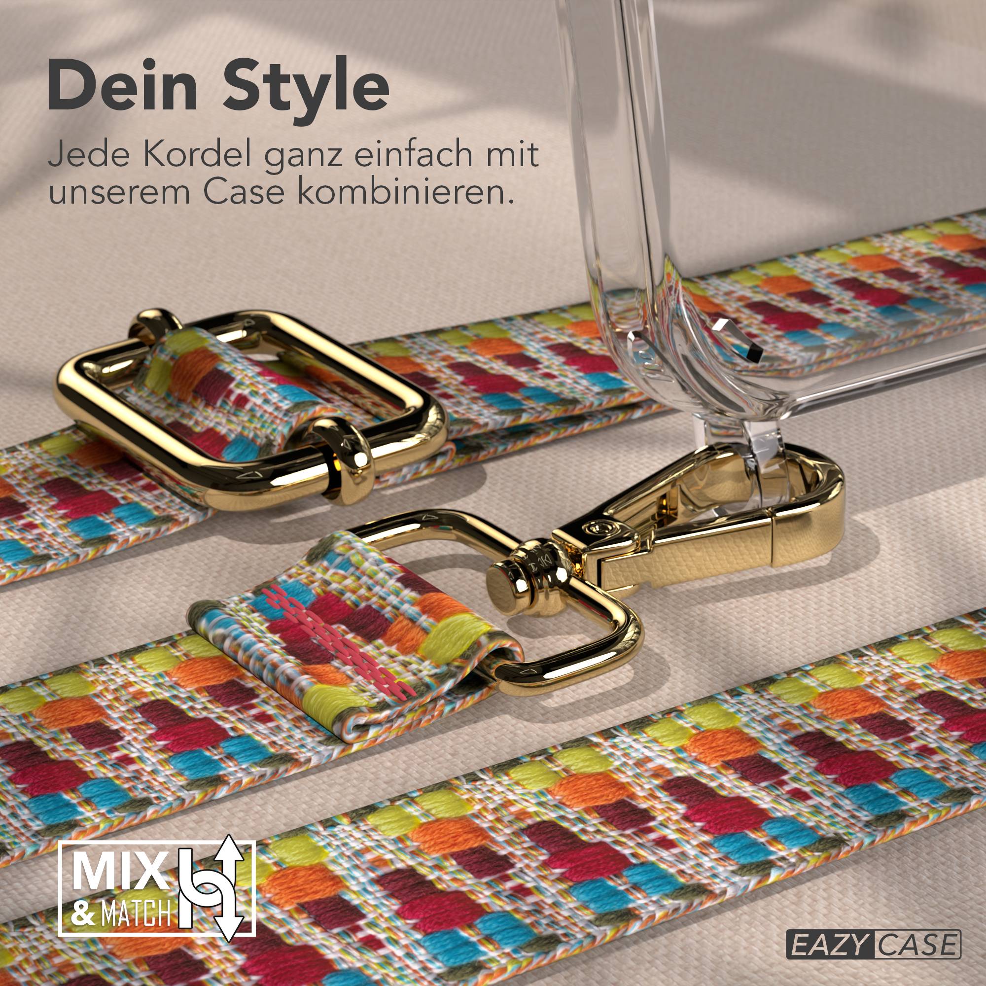 iPhone 15 Pro Handykette mit verstellbarem Trageriemen Boho Design