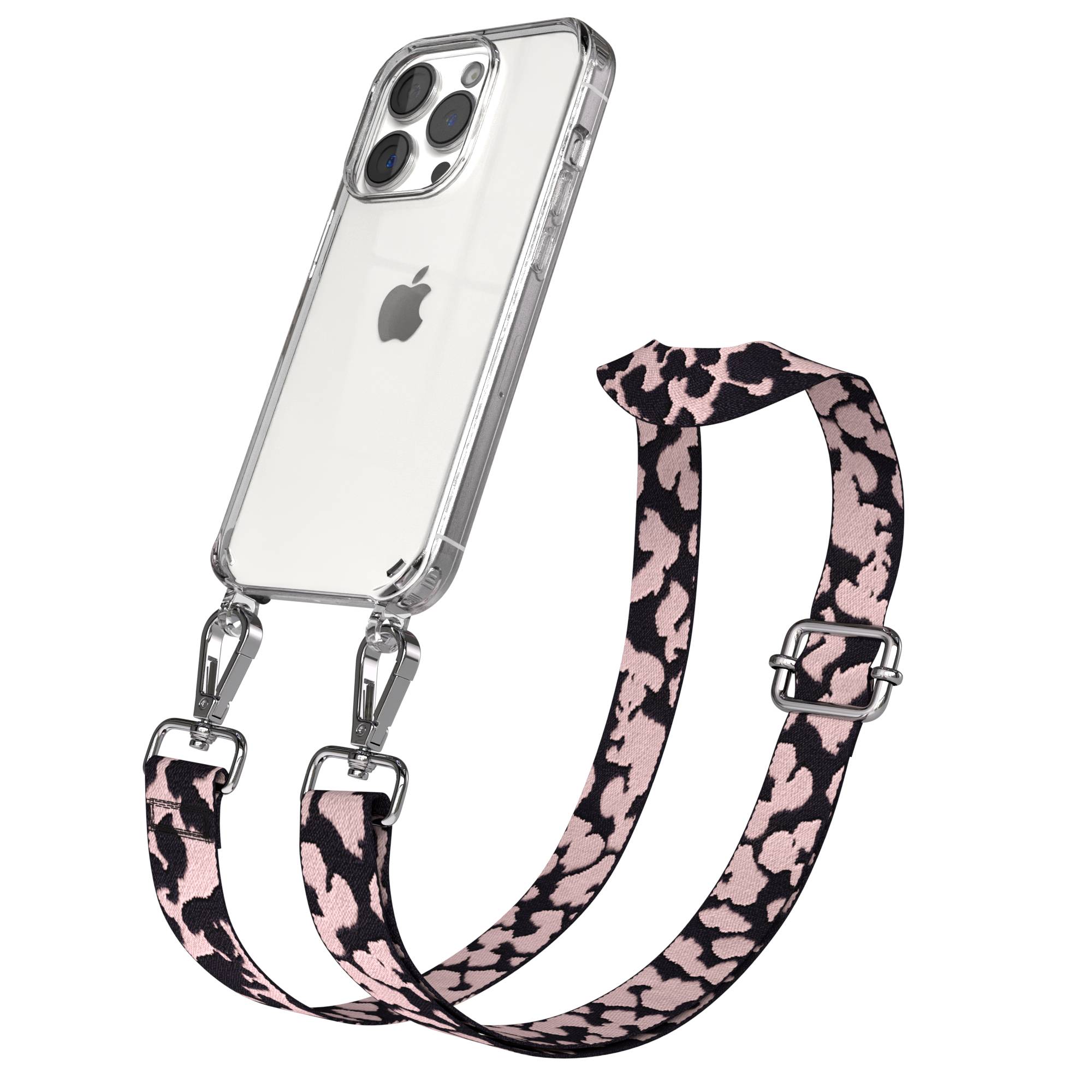 iPhone 15 Pro Handykette mit verstellbarem Trageriemen Boho Design