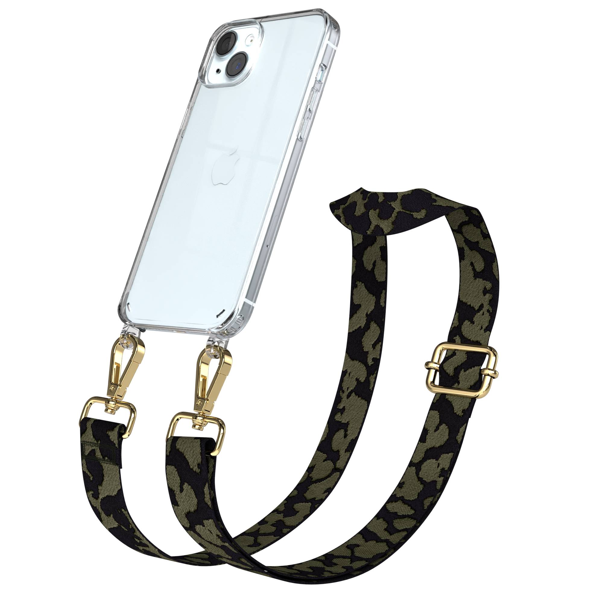 iPhone 15 Plus Handykette verstellbar mit Boho Band Design EAZY CASE