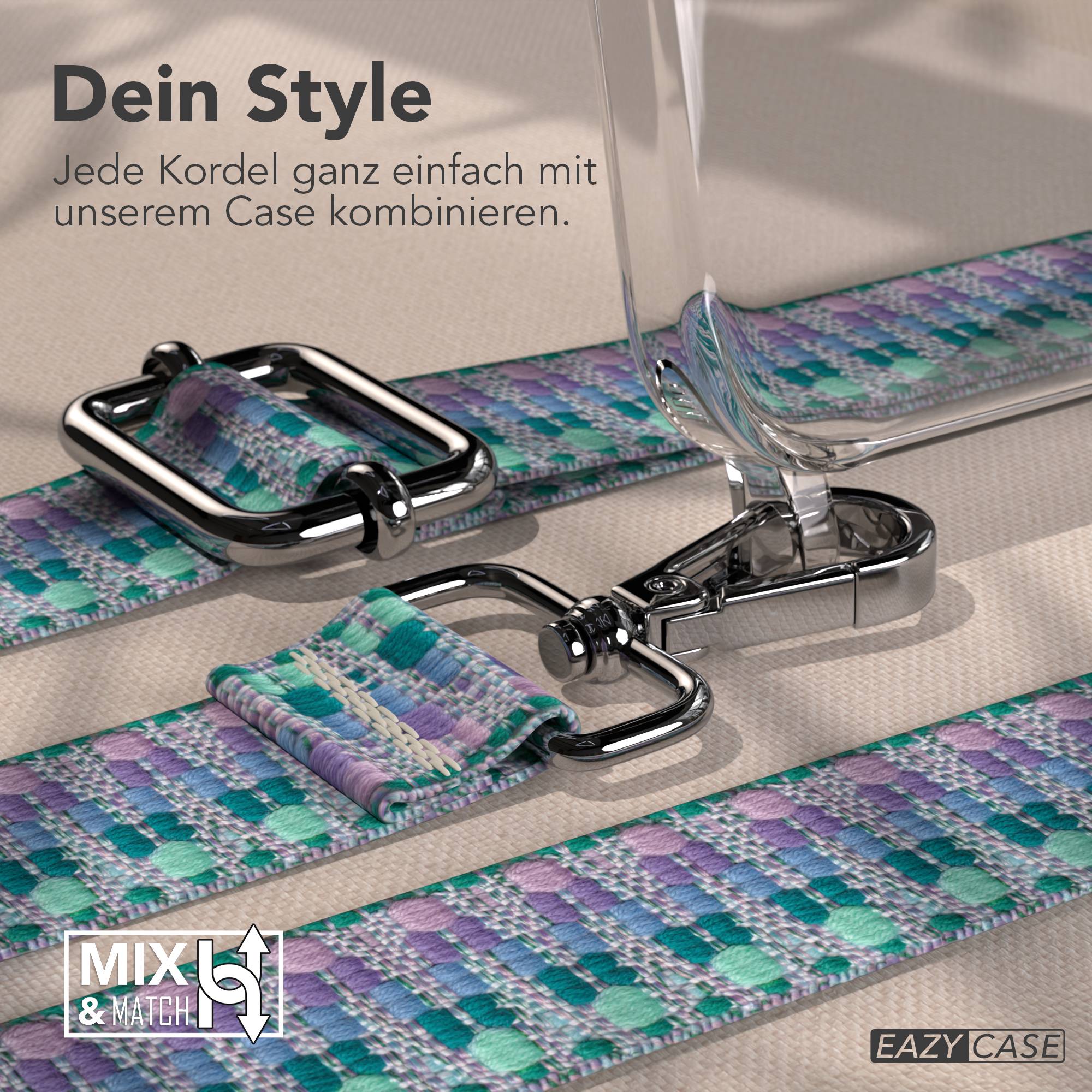 iPhone 15 Pro Max Handykette mit verstellbarem Boho Band Set