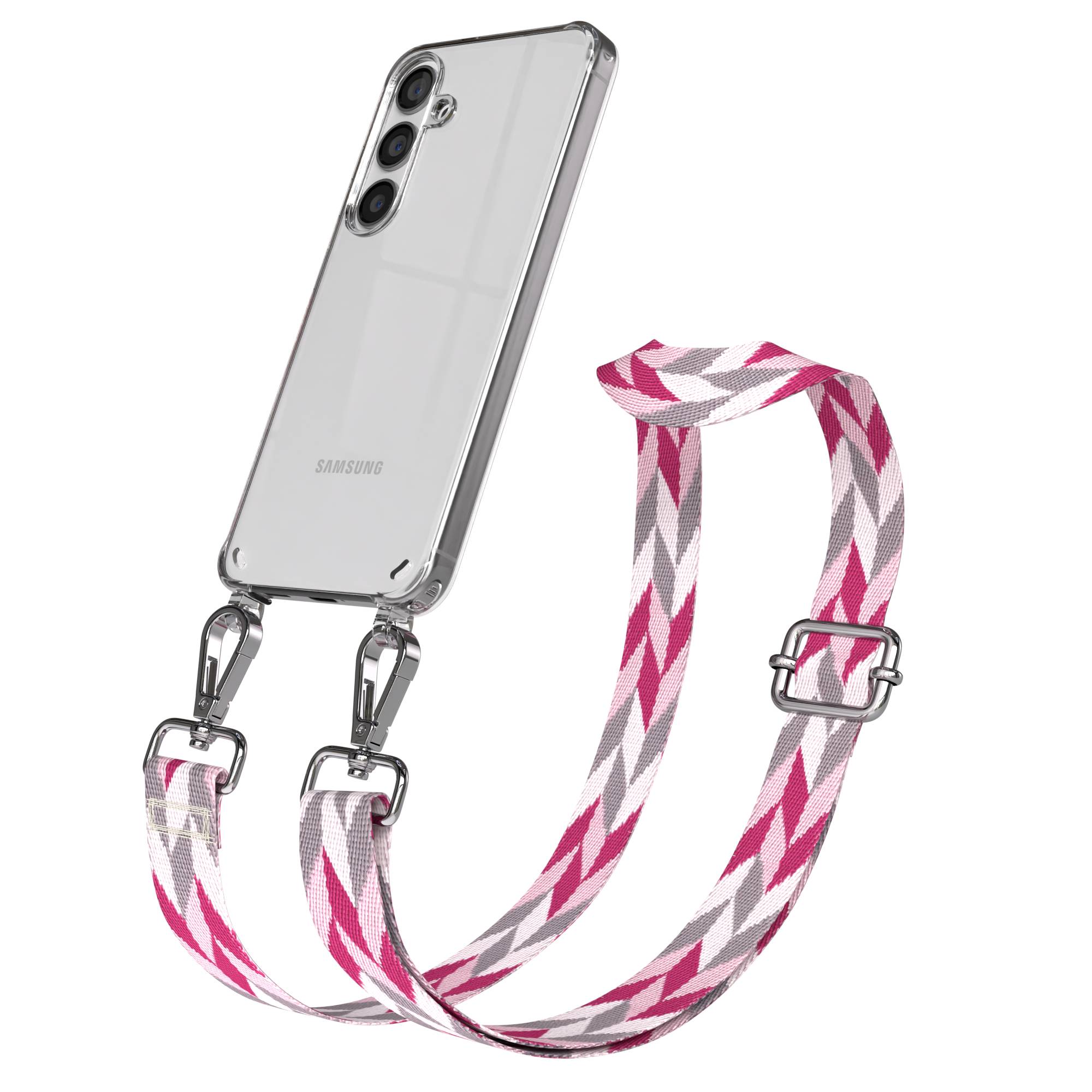 Samsung Galaxy S24 Handykette mit verstellbarem Boho Band Set