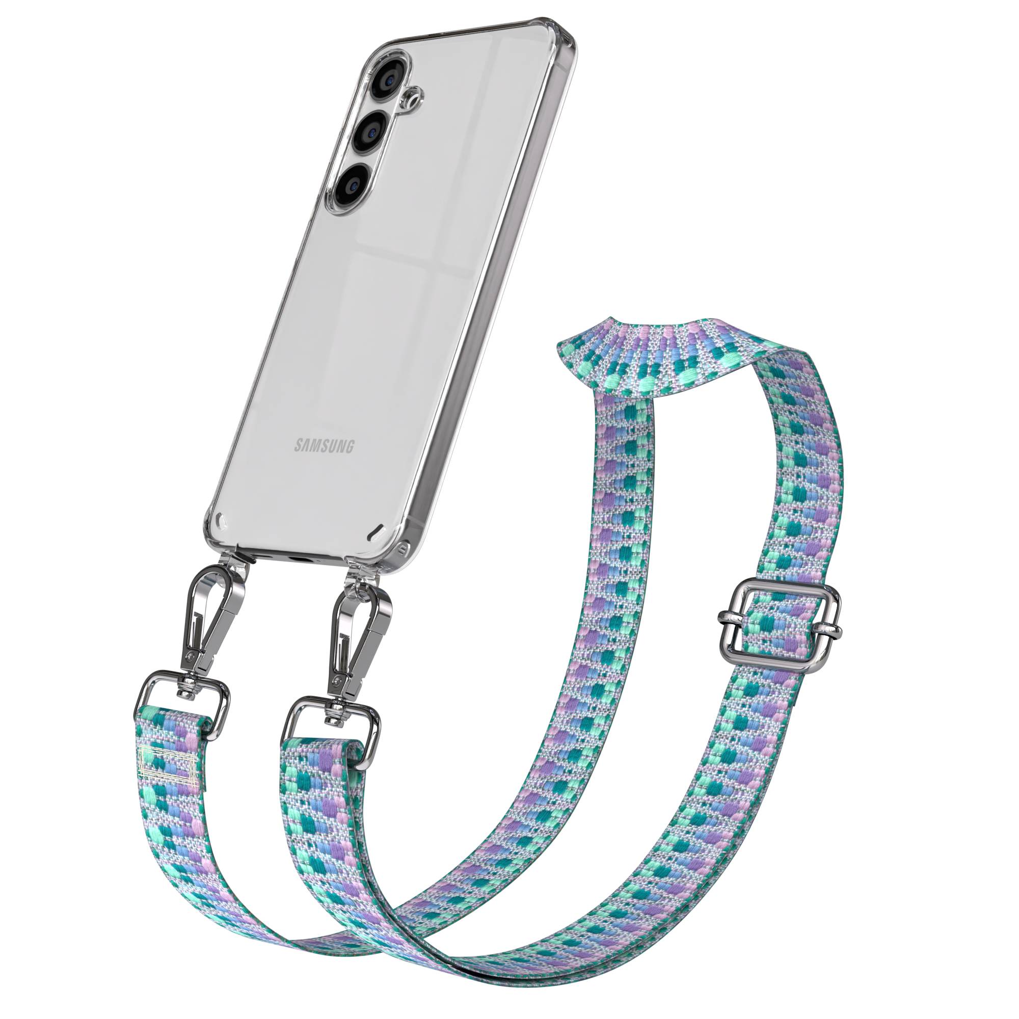 Samsung Galaxy S24 Plus Handykette mit Boho Band Set