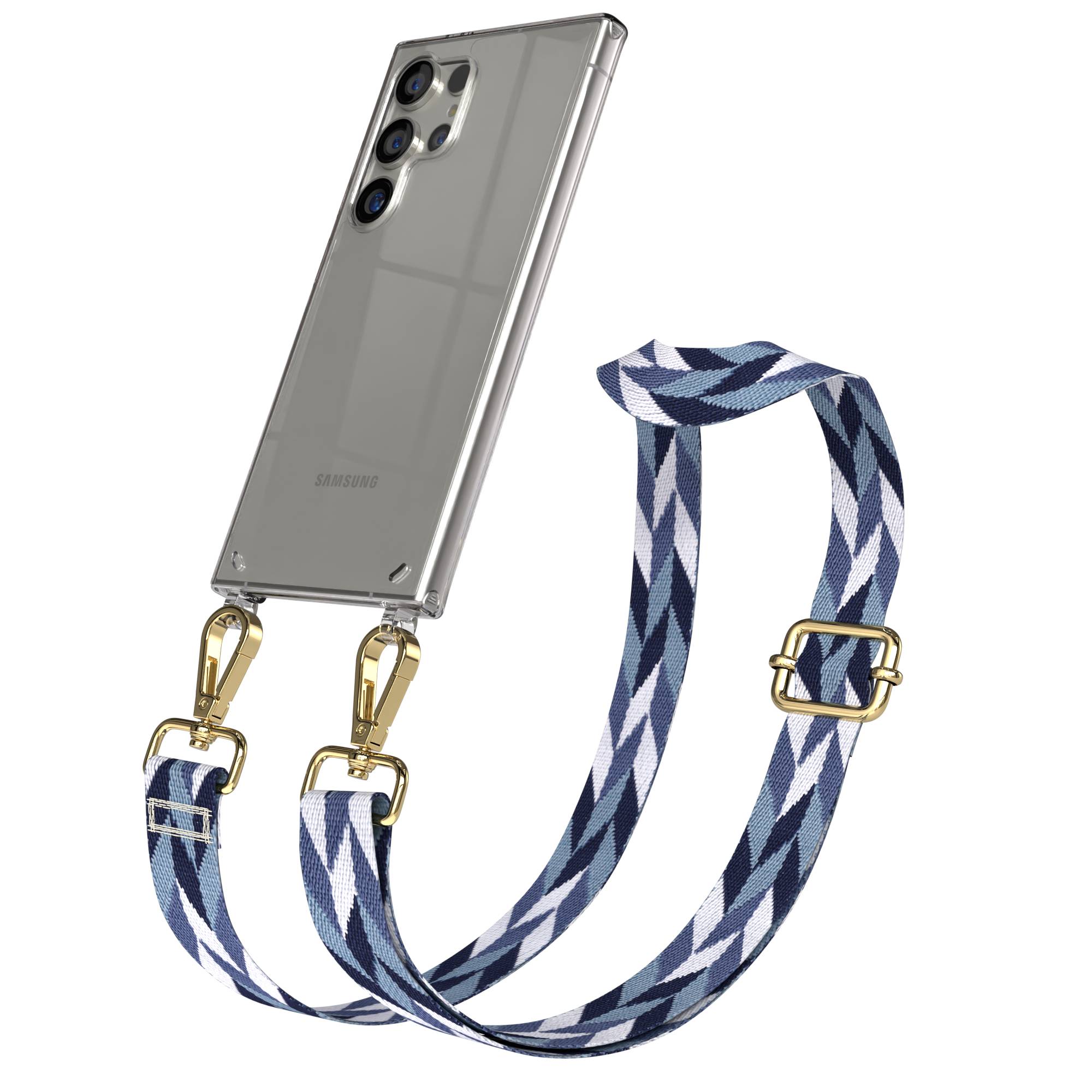 Samsung Galaxy S24 Ultra Handykette mit Boho Band zum Umhängen
