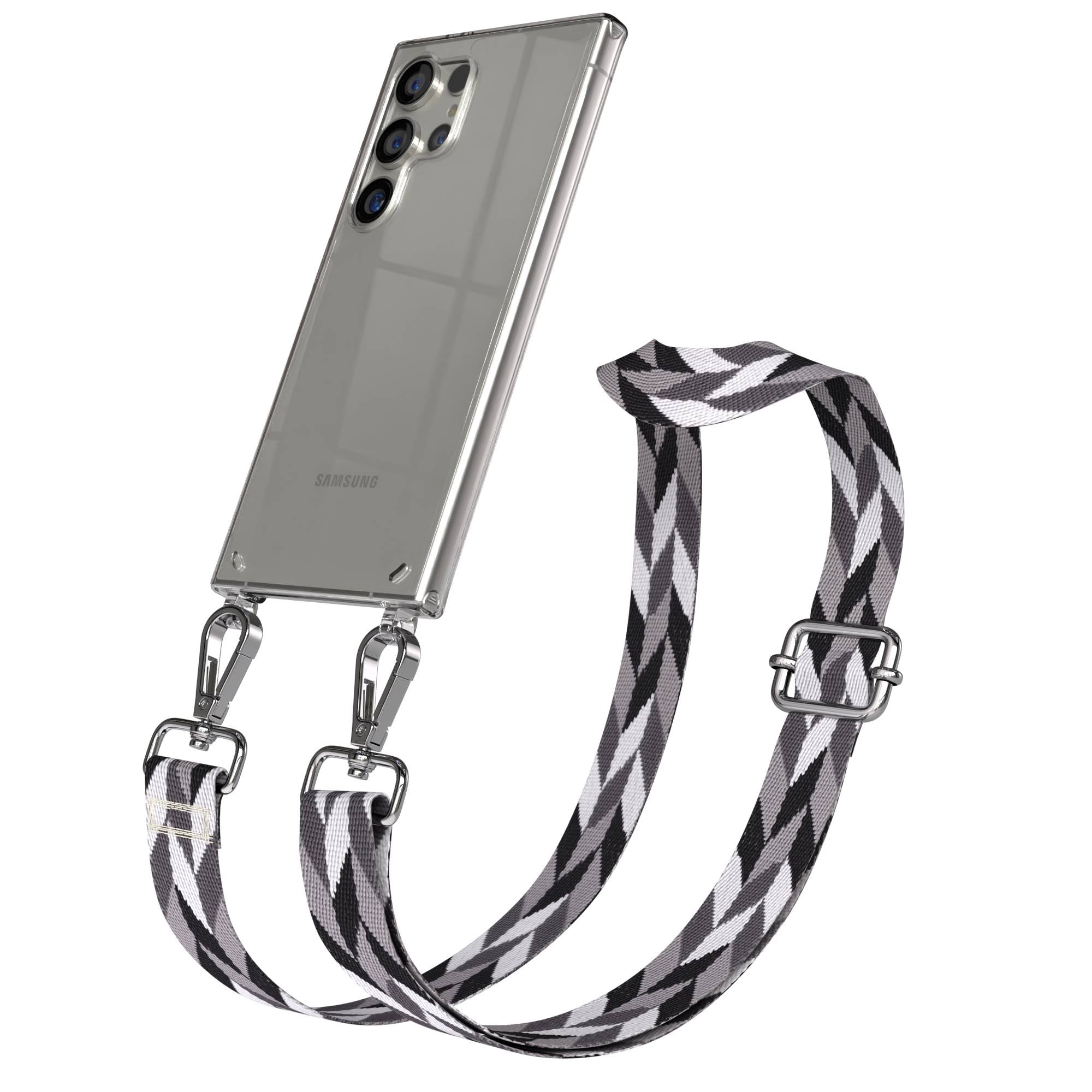 Samsung Galaxy S24 Ultra Handykette mit Boho Band zum Umhängen