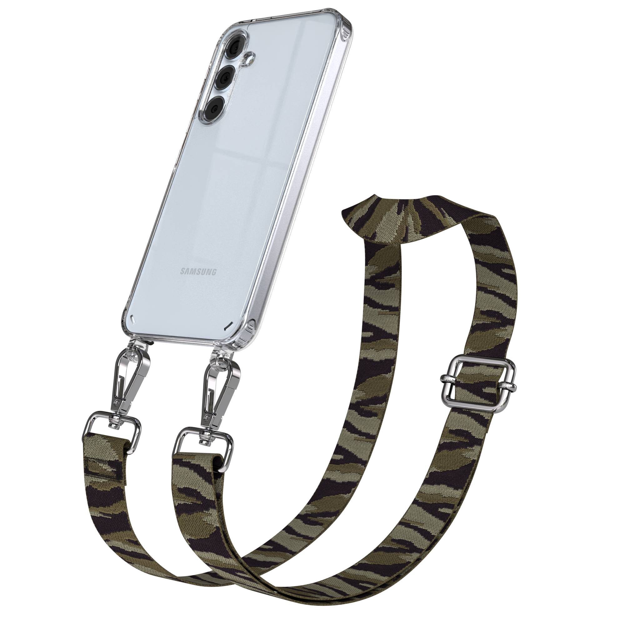 Samsung Galaxy A35 Handykette mit verstellbarem Boho Band zum Umhängen