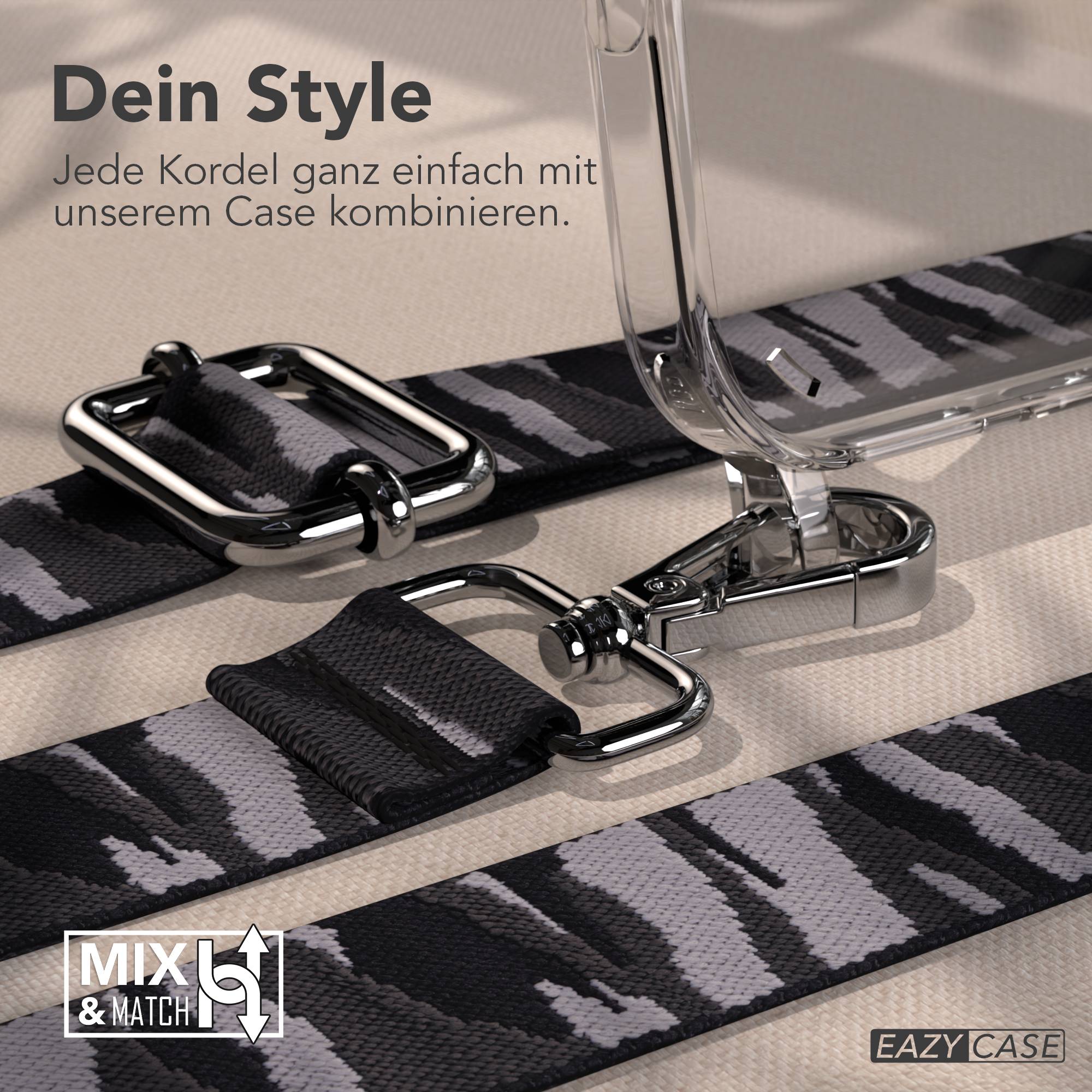 iPhone 16 Pro Max Handykette mit Boho Band zum Umhängen