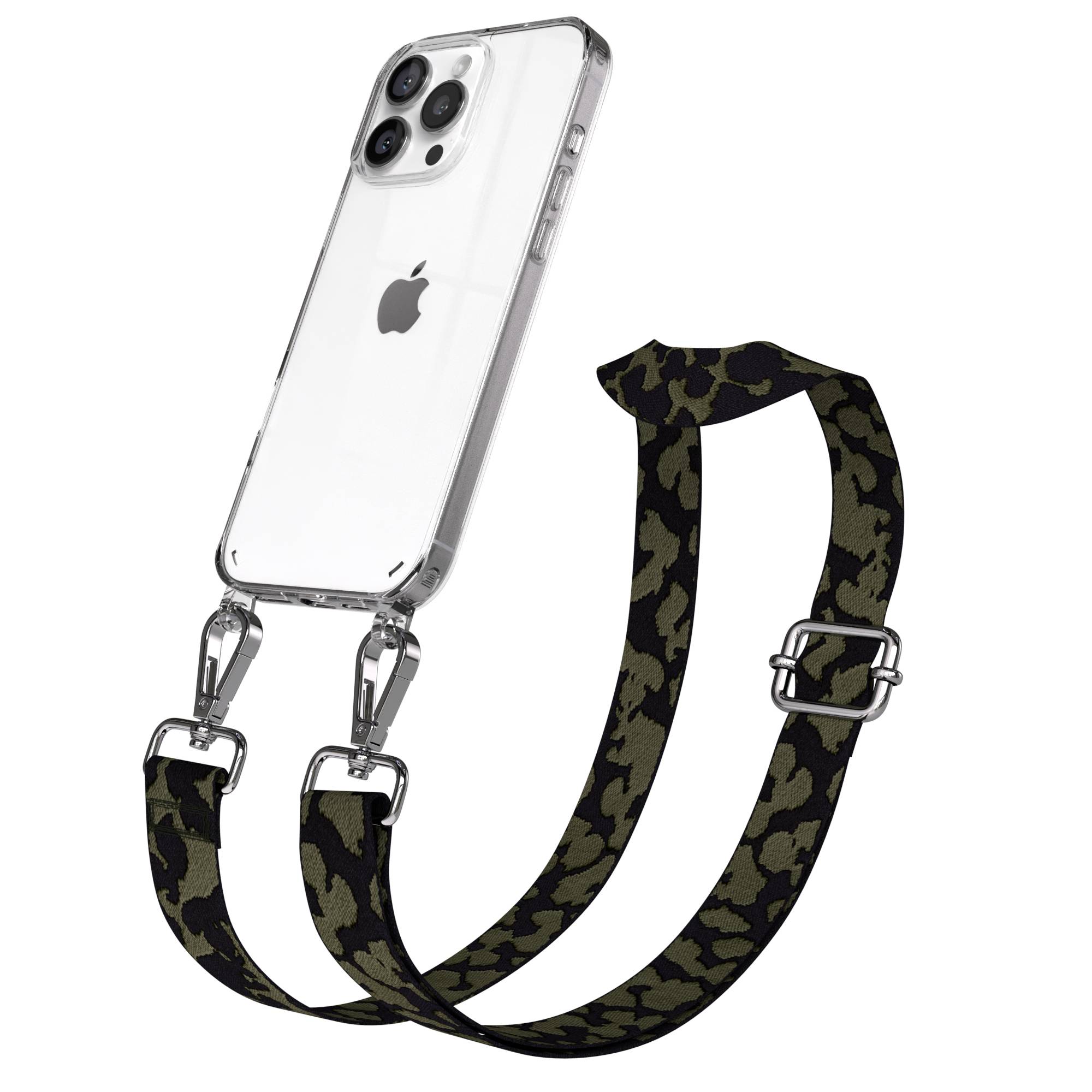 iPhone 16 Pro Max Handykette mit Boho Band zum Umhängen