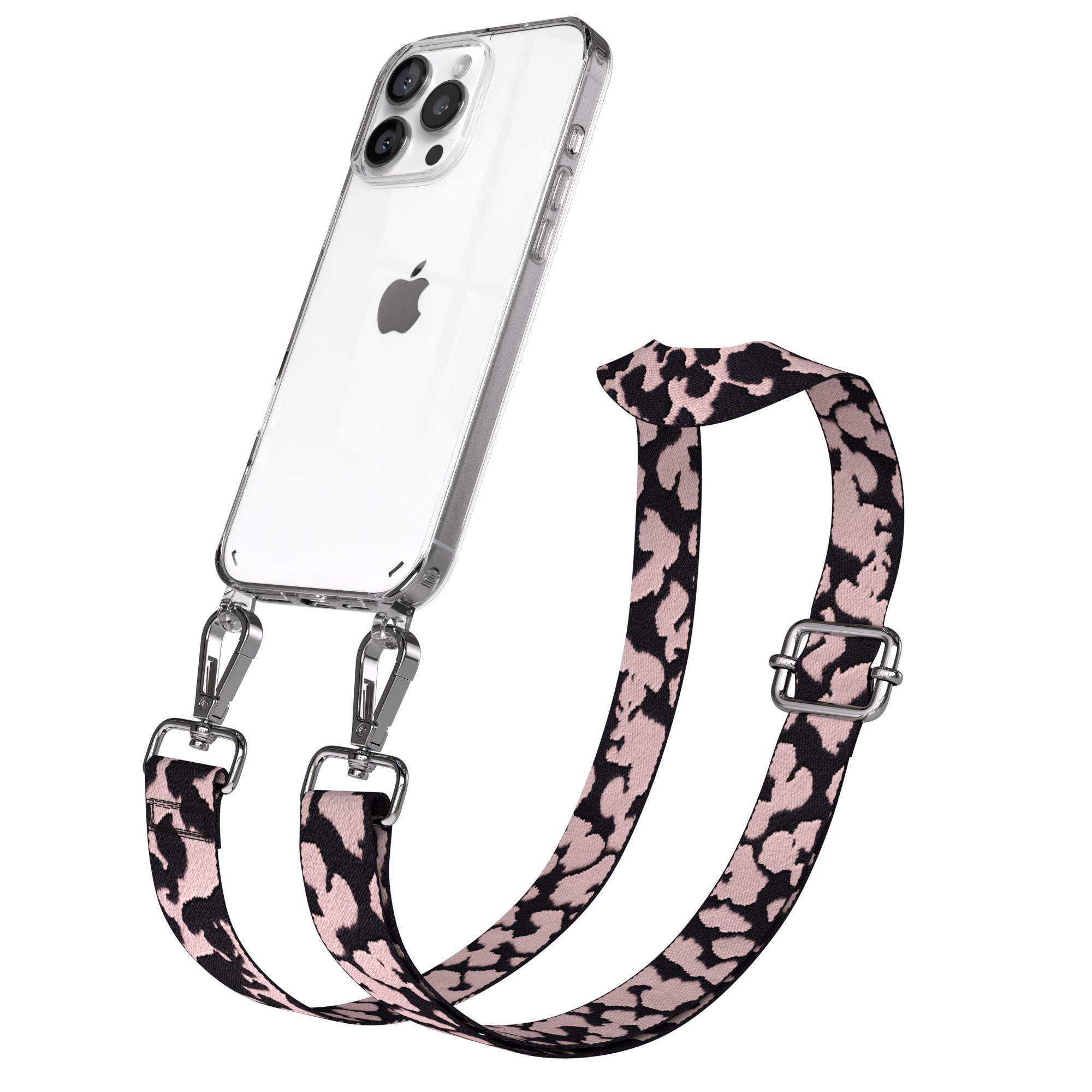 iPhone 16 Pro Max Handykette mit Boho Band zum Umhängen
