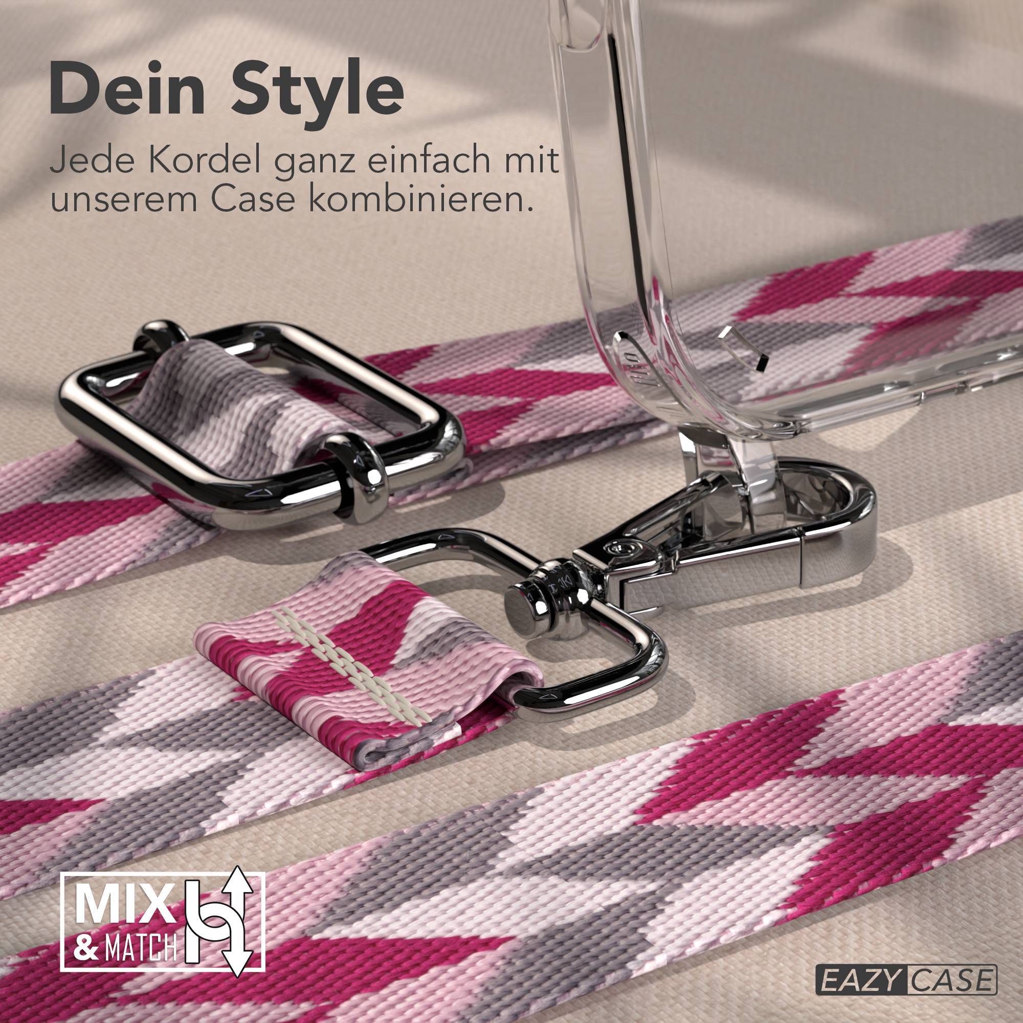 iPhone 16 Pro Max Handykette mit Boho Band zum Umhängen