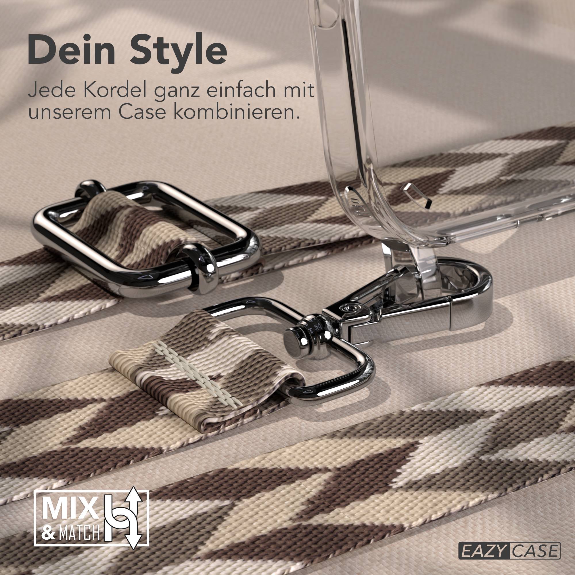 iPhone 16 Pro Max Handykette mit Boho Band zum Umhängen