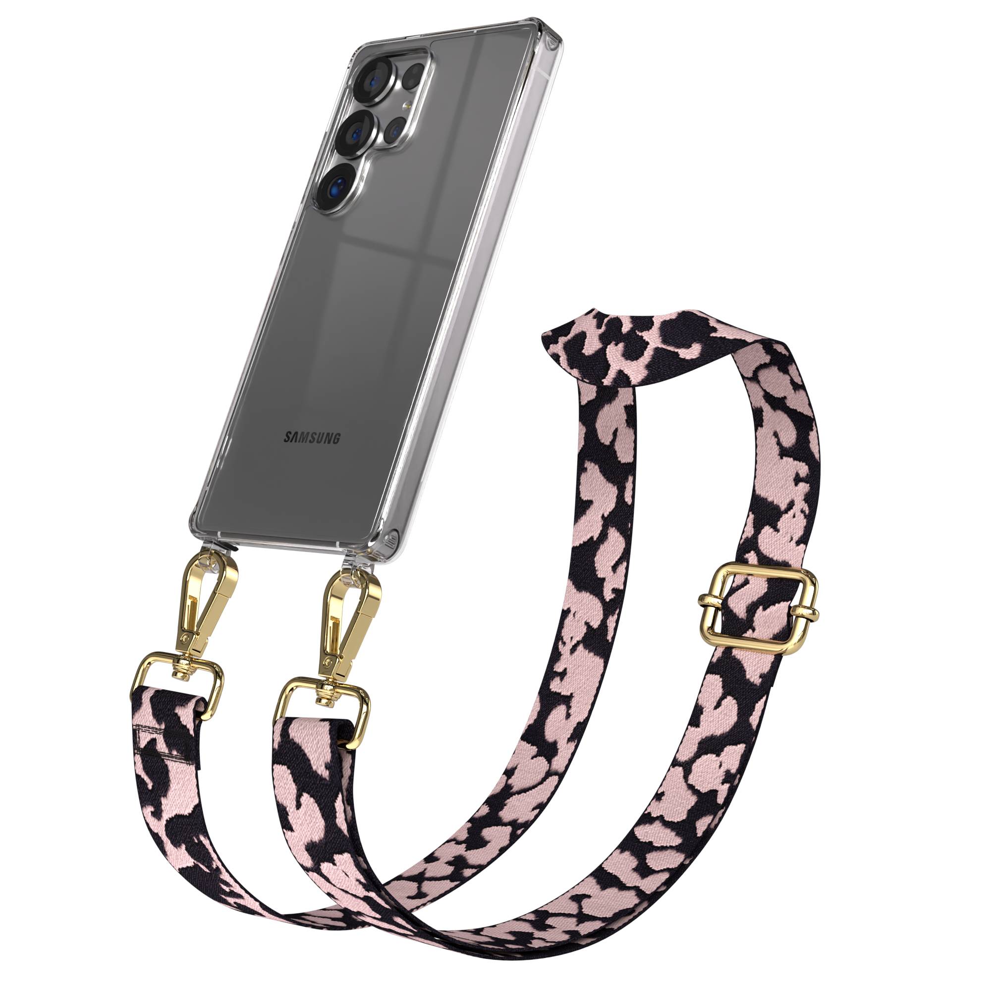 Samsung Galaxy S25 Ultra Handykette mit verstellbarem Boho Trageriemen Set