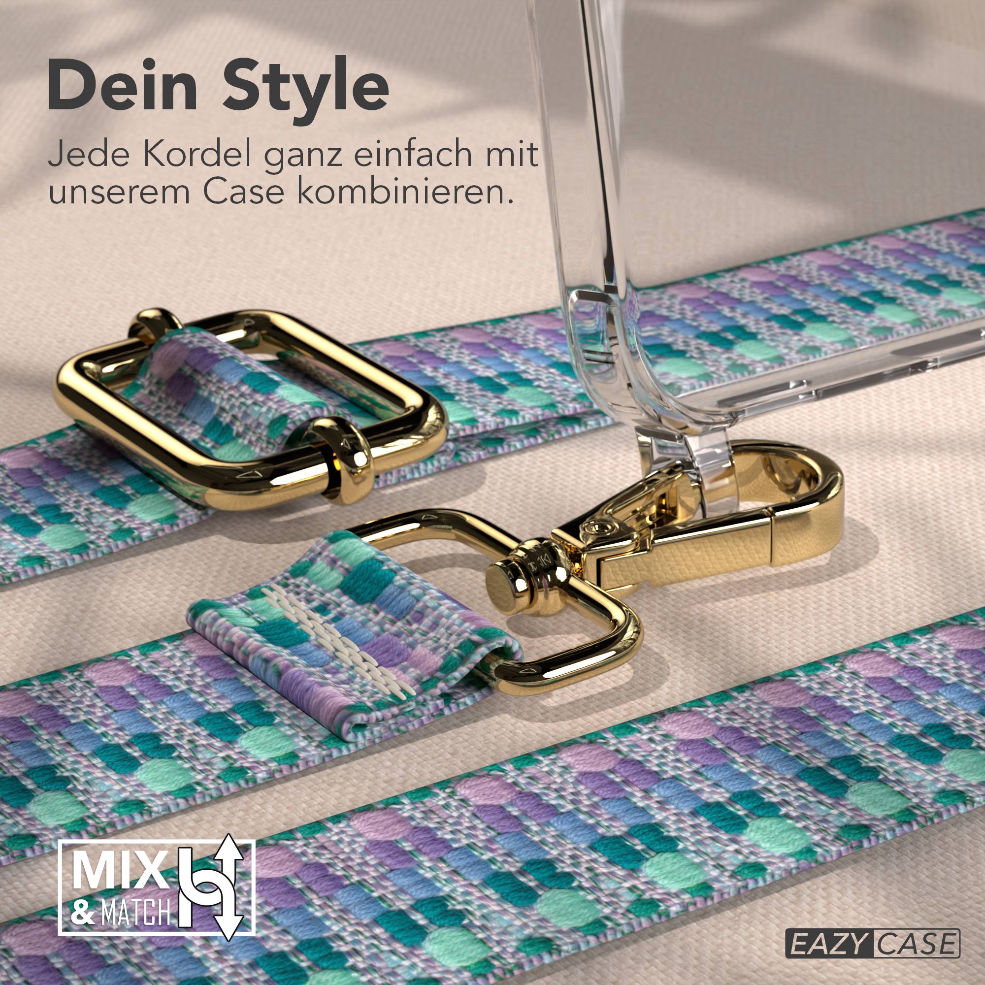 Samsung Galaxy A16 Handykette mit Boho Band verstellbar EAZY CASE